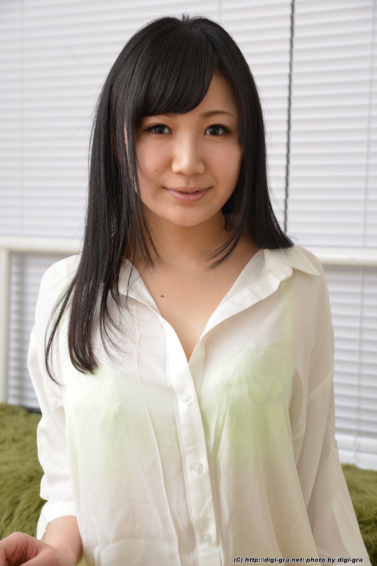 星川麻紀 Set3 白衬衫+绿色丝袜系列-图23