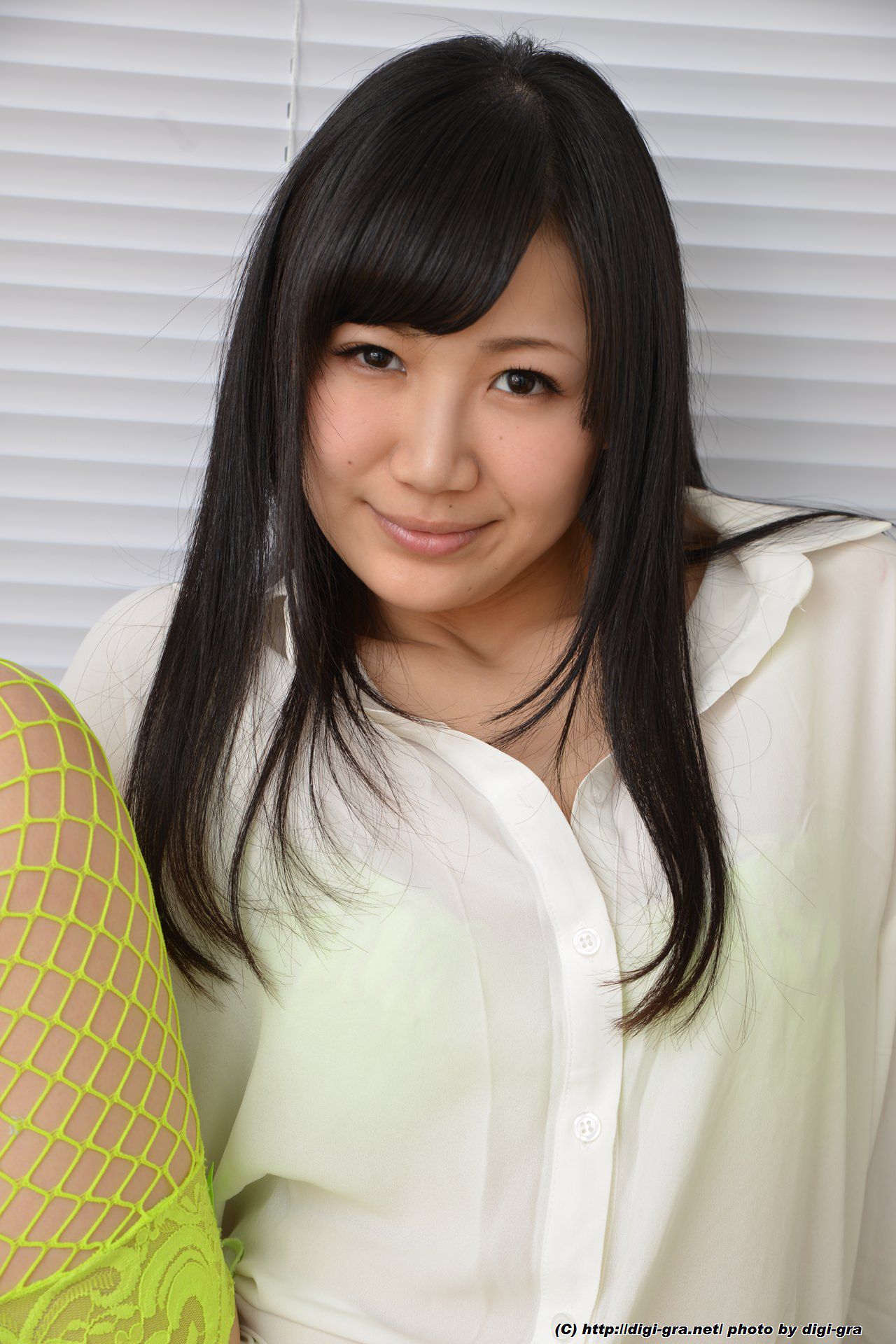 星川麻紀 Set3 白衬衫+绿色丝袜系列-图35