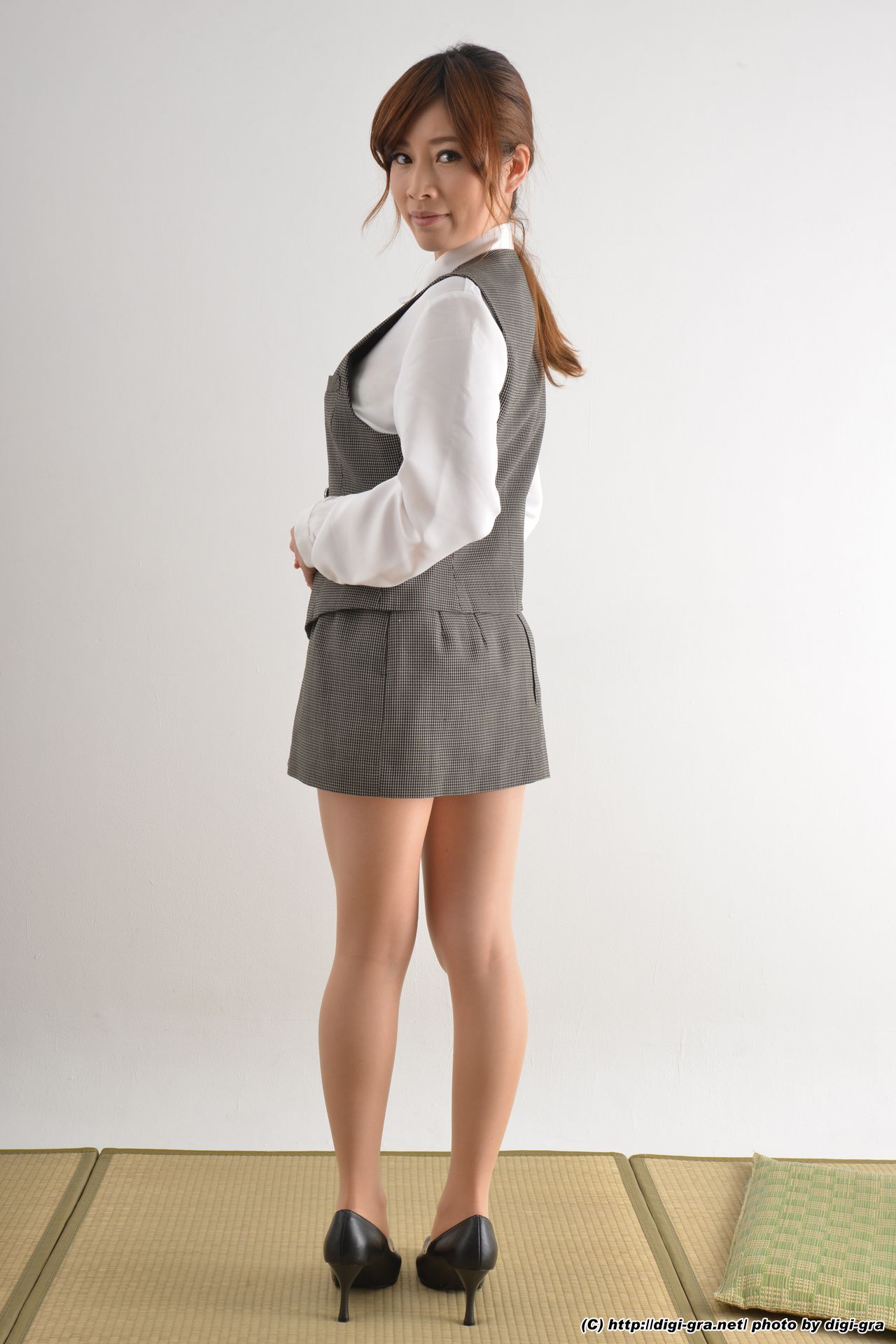 奥田咲 肉丝OL制服 Set3-图7