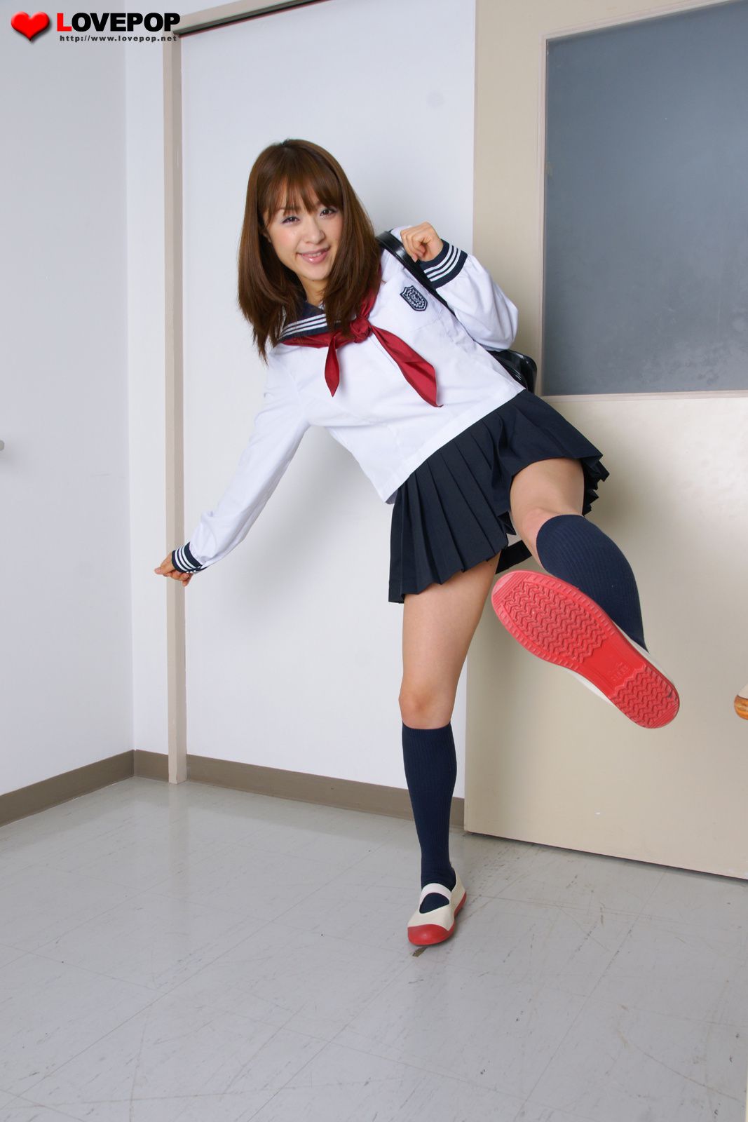 Mihiro Taniguchi 朝美穗香 Otakara 校服 001-图6