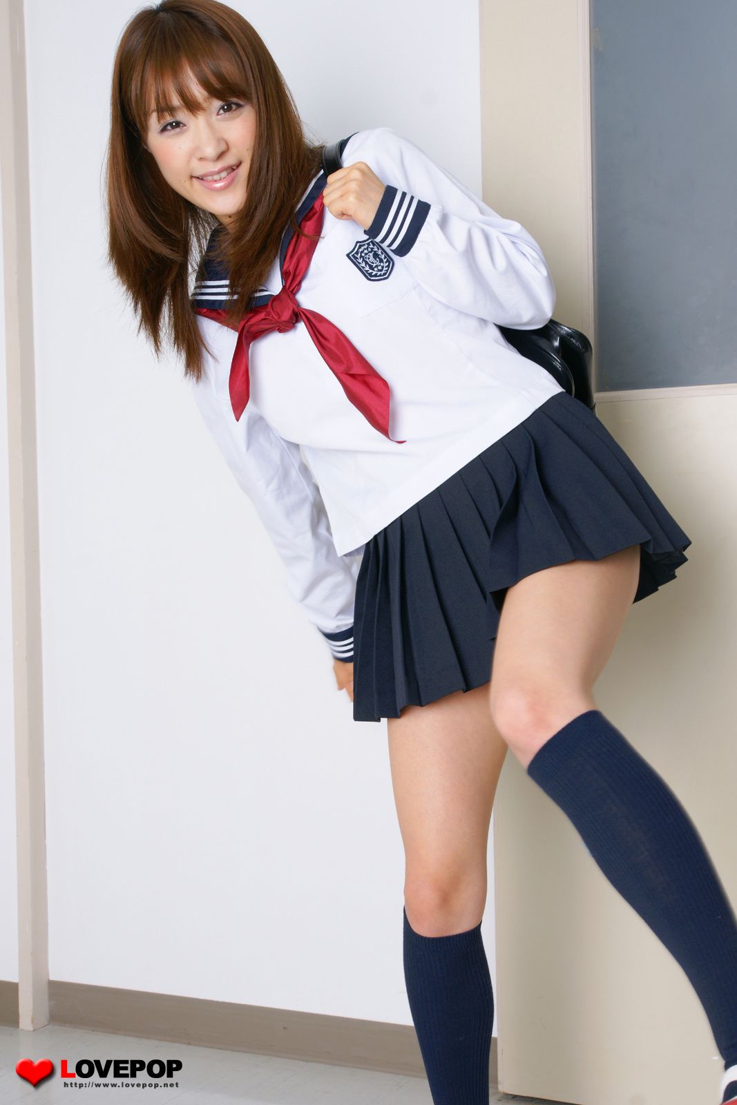 Mihiro Taniguchi 朝美穗香 Otakara 校服 001-图7