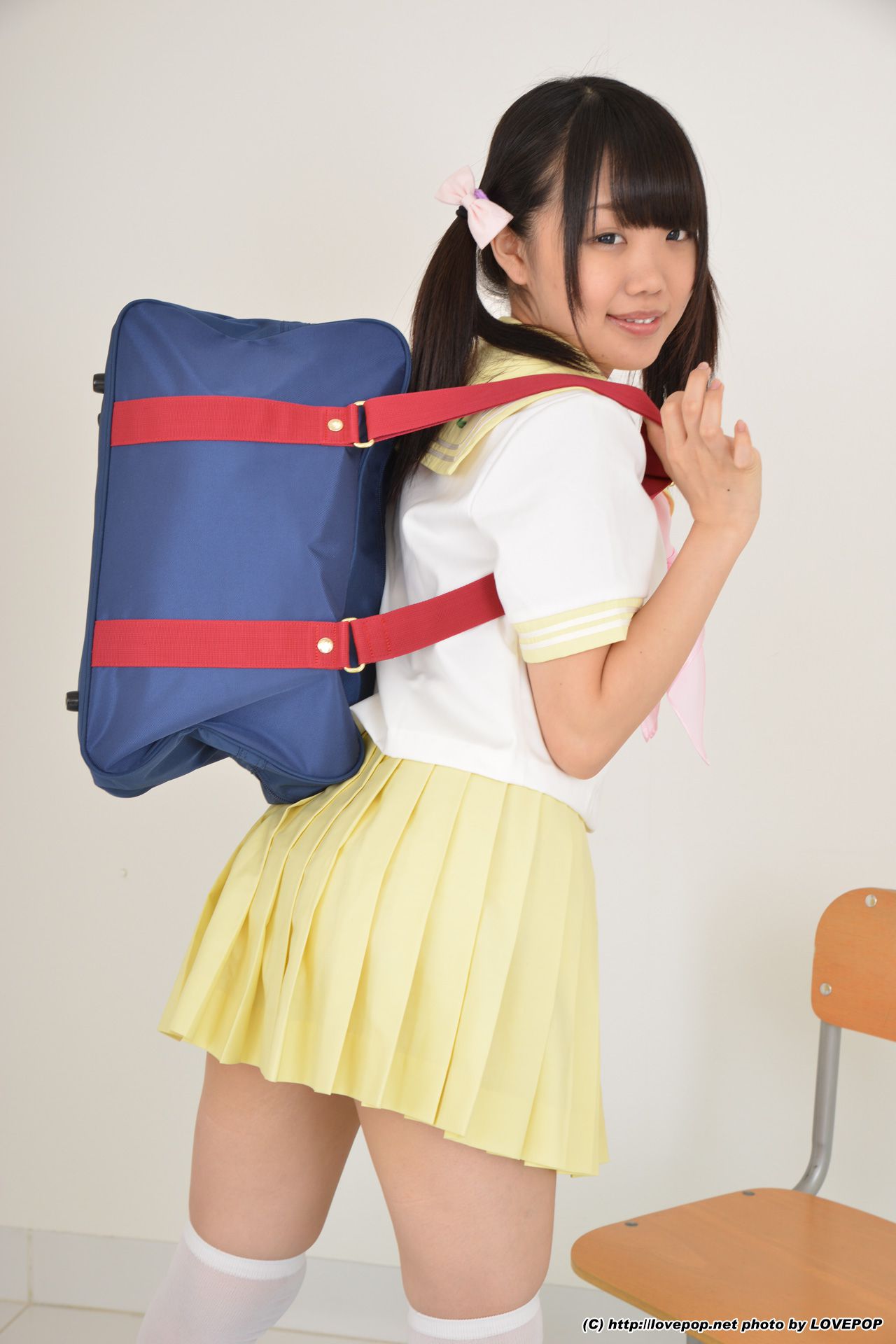 Himawari Natsuno 夏乃ひまわり 学生制服 Set6-图0