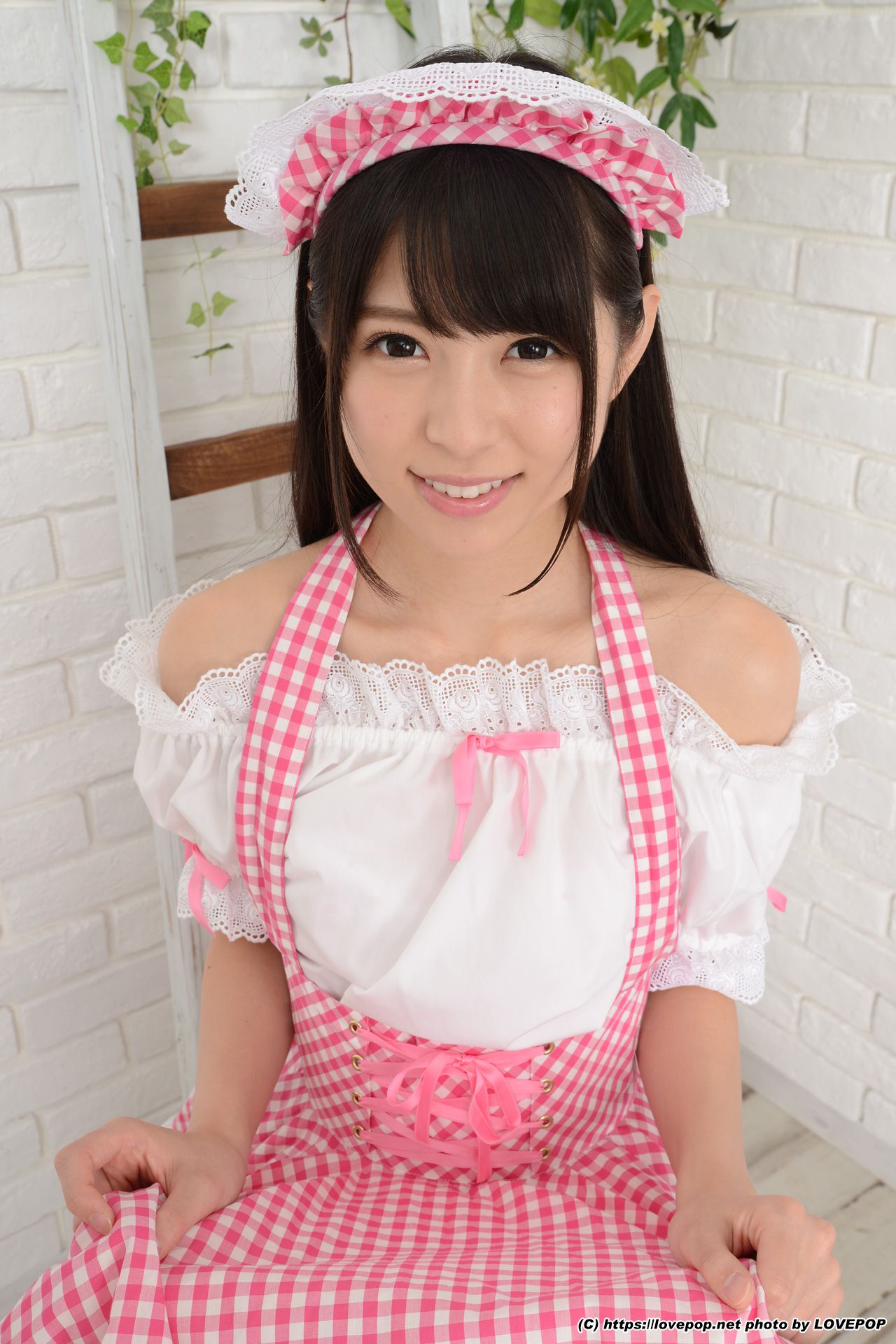 あおいれな Rena Aoi 粉色女仆 Maid Set01-图31