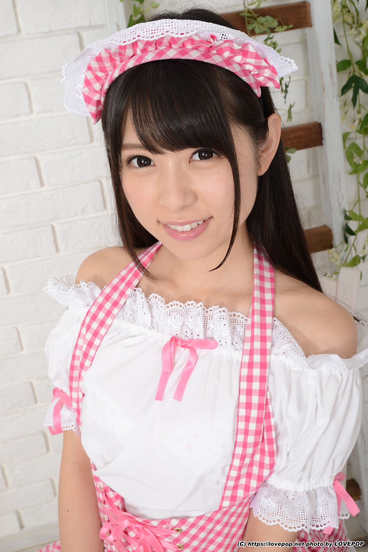 あおいれな Rena Aoi 粉色女仆 Maid Set01-图34