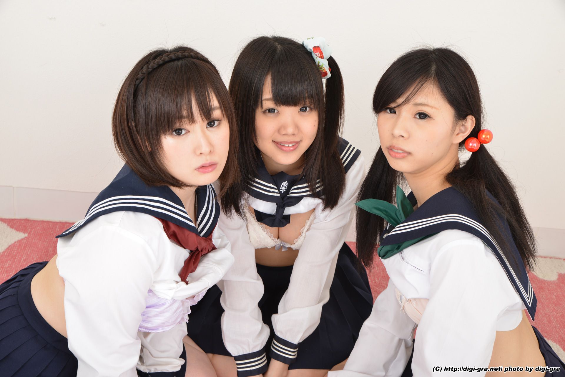 夏乃ひまわり+ 一乃瀬るりあ+瀬戸愛莉 tsu∞na∞gu Set02-图38