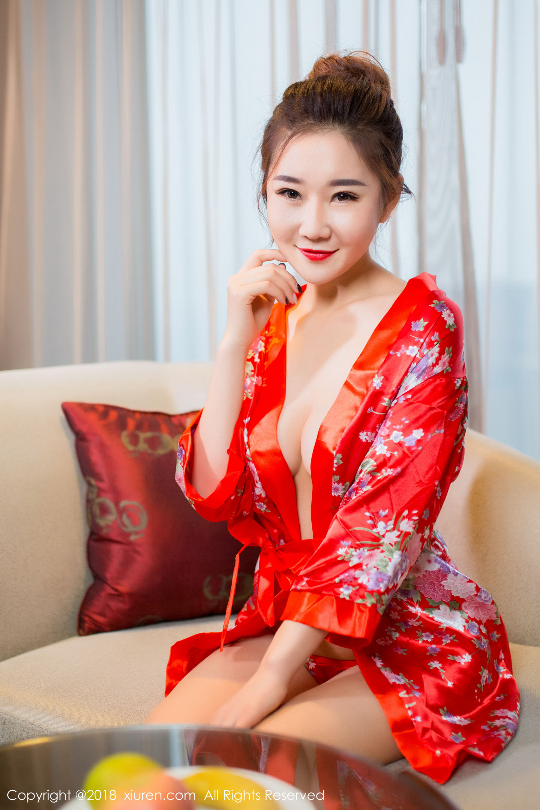 棉花糖candy《华丽和服+半透丝袜》  No.892-图0