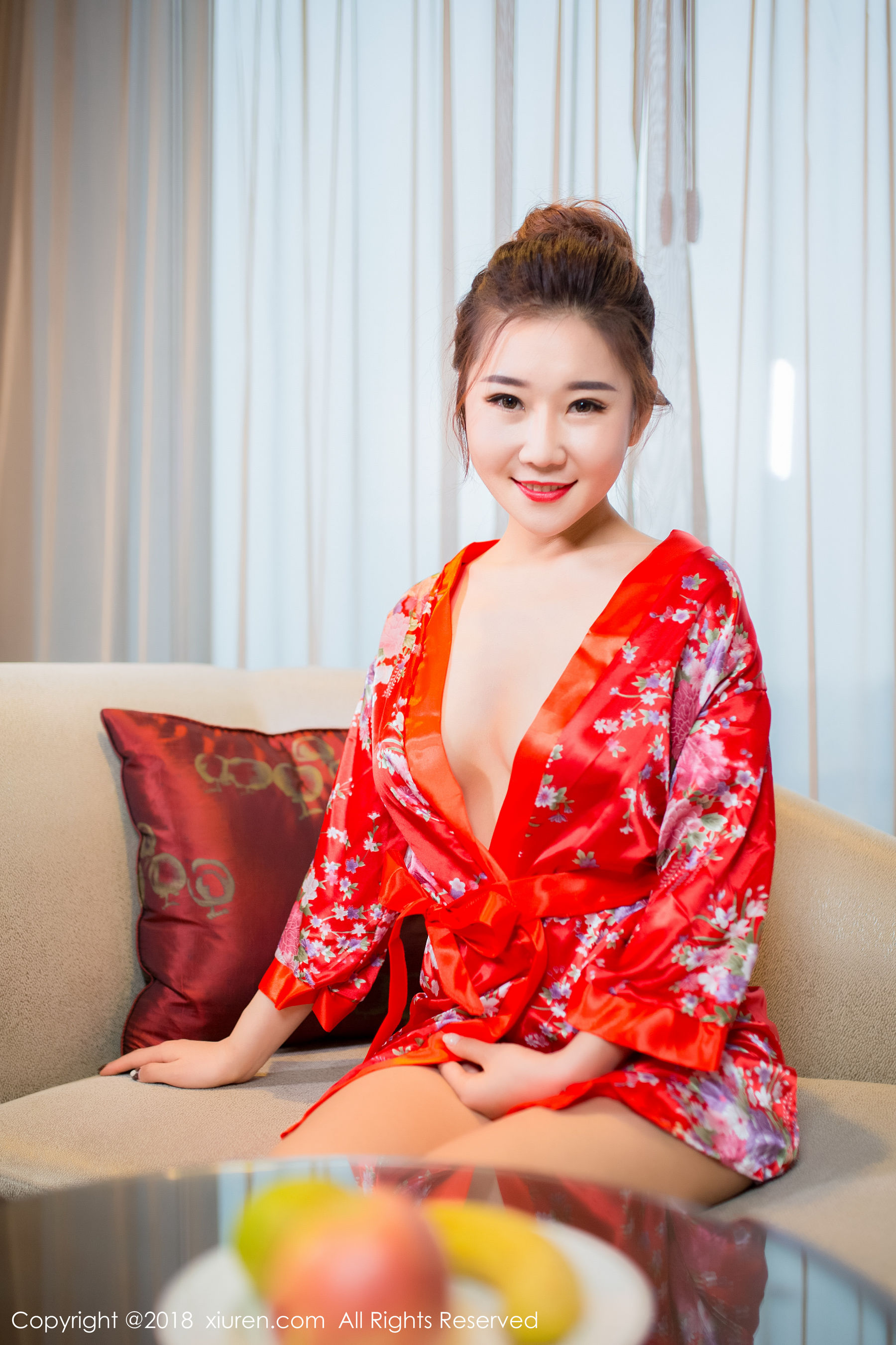 棉花糖candy《华丽和服+半透丝袜》  No.892-图1