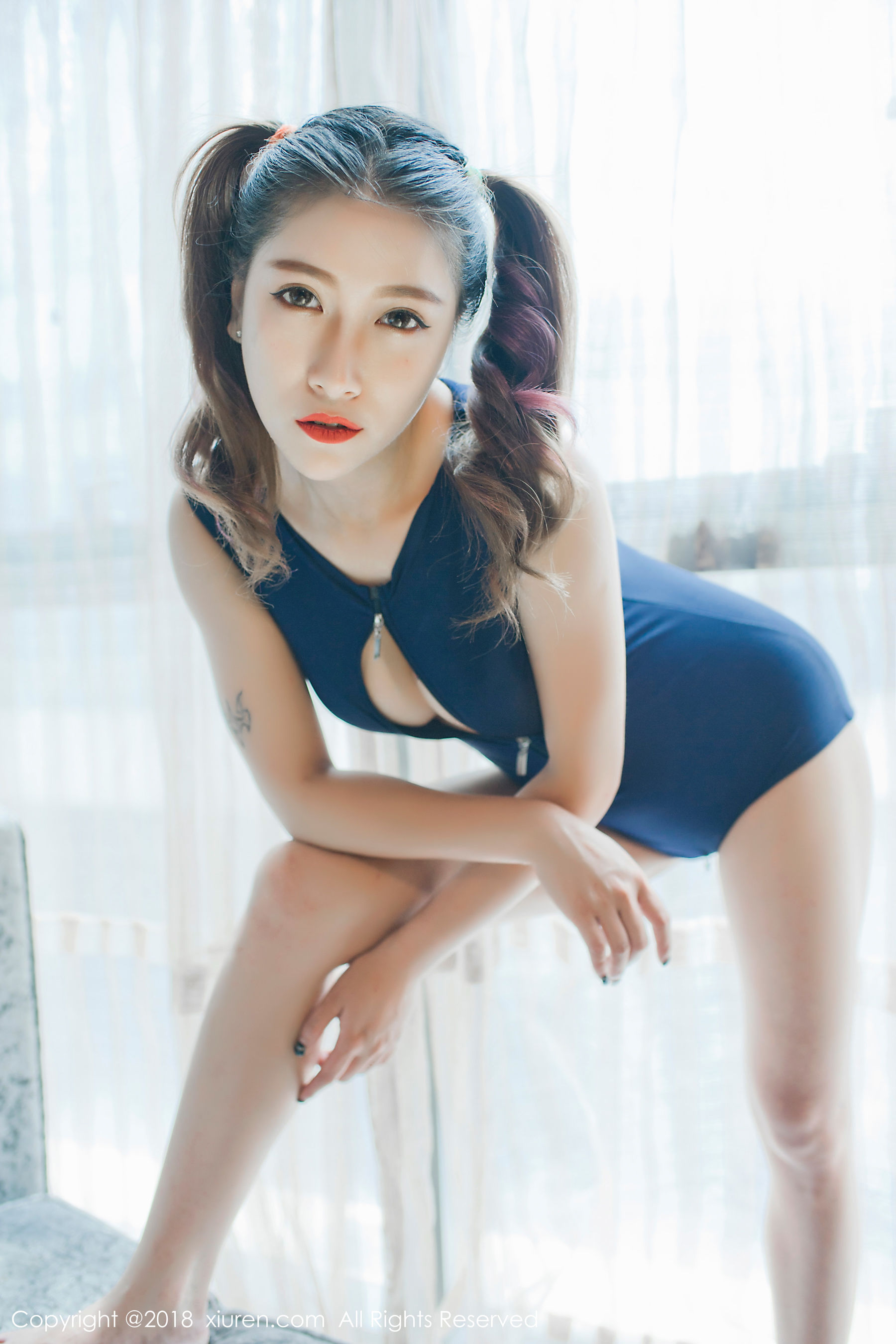 杜花花《开胸比基尼+连体泳衣》  No.902-图46