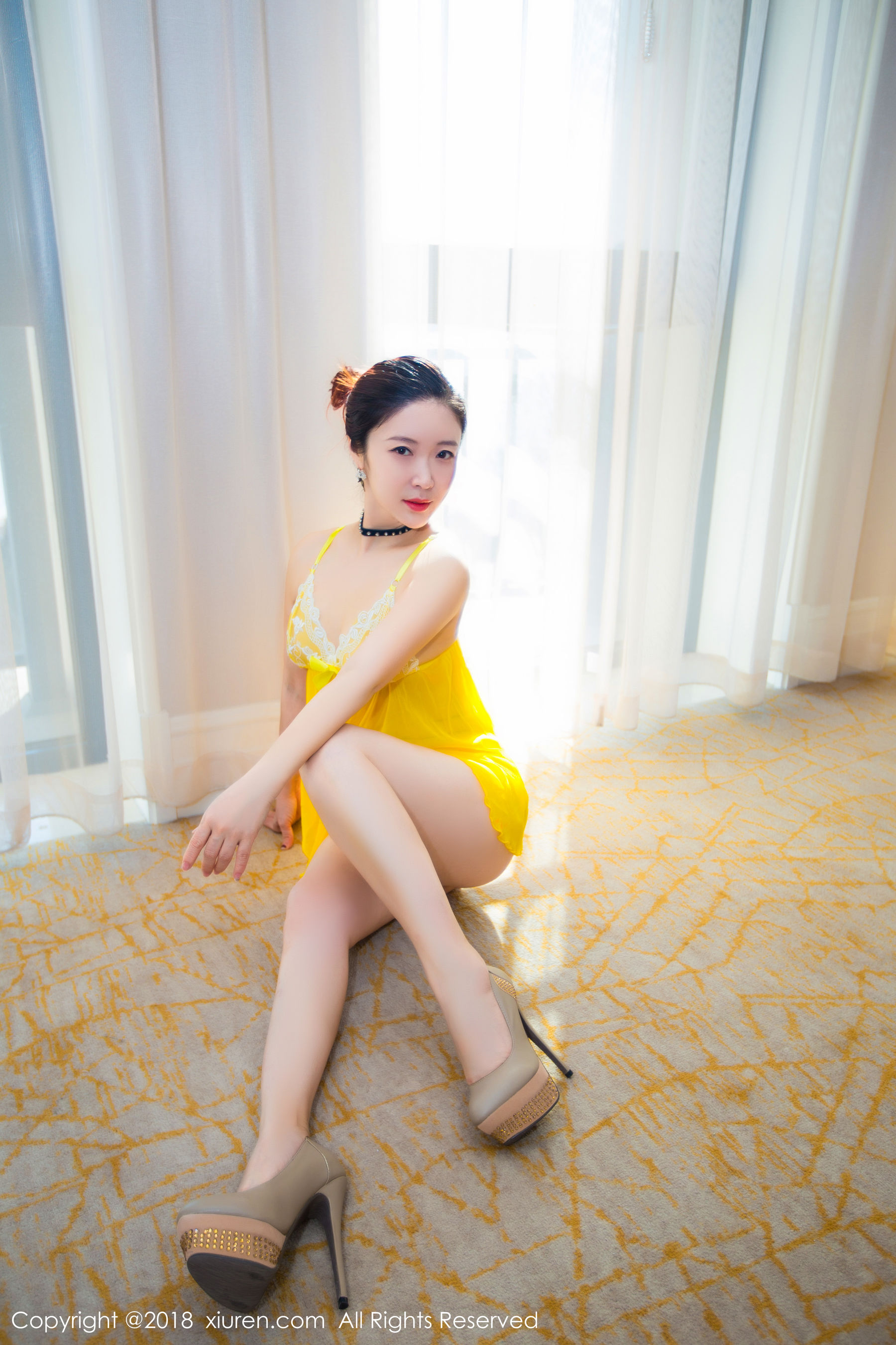 西希白兔《女仆装与透视吊带系列》  No.903-图27