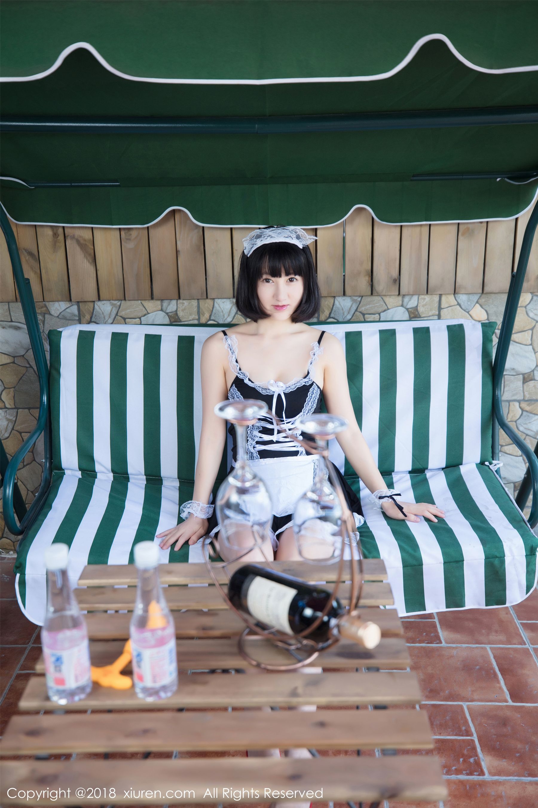 小探戈《透视蕾丝内衣+女仆装+诱惑女秘书OL》  No.933-图20