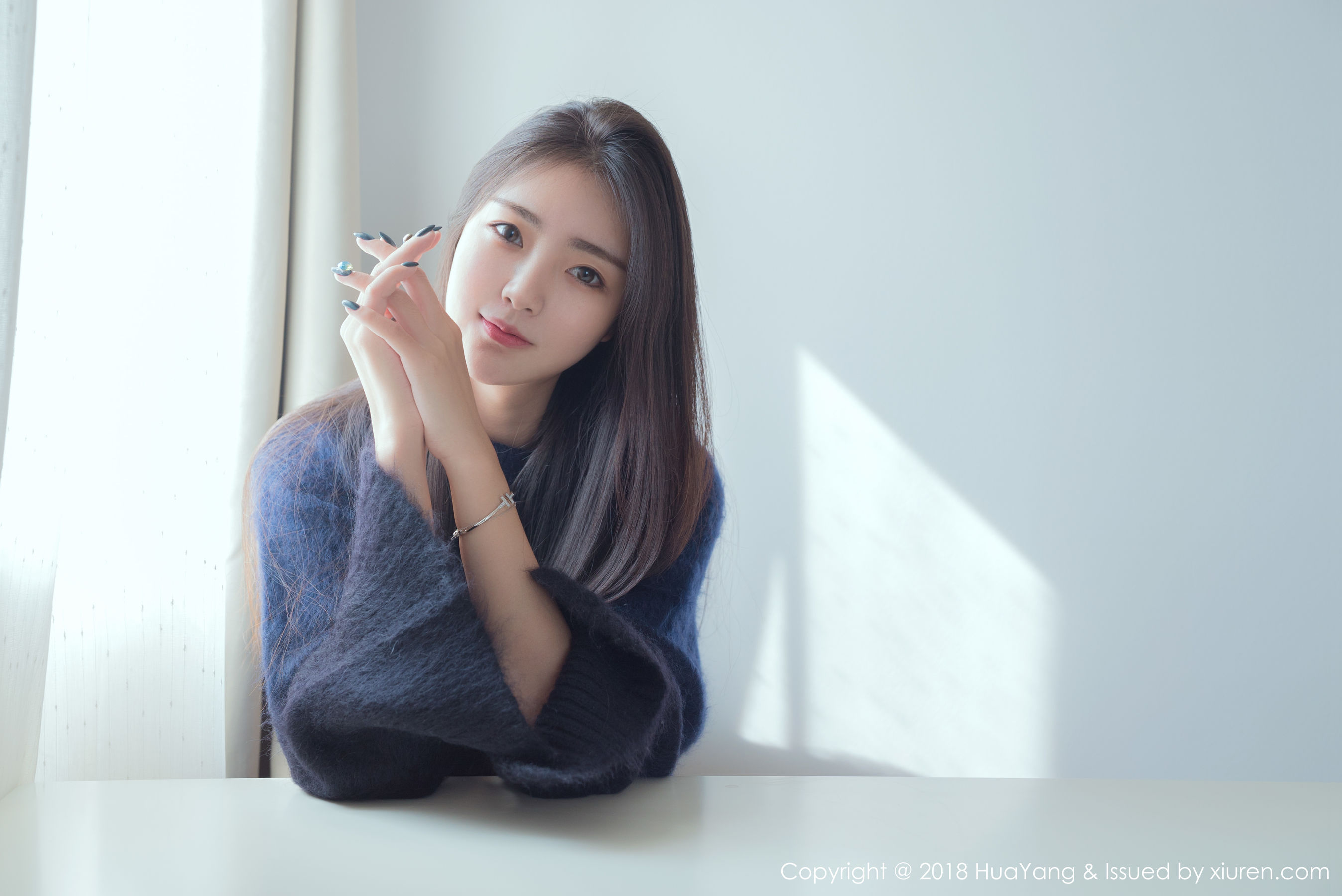 可樂Vicky《毛衣+白衬衫》  Vol.027-图0