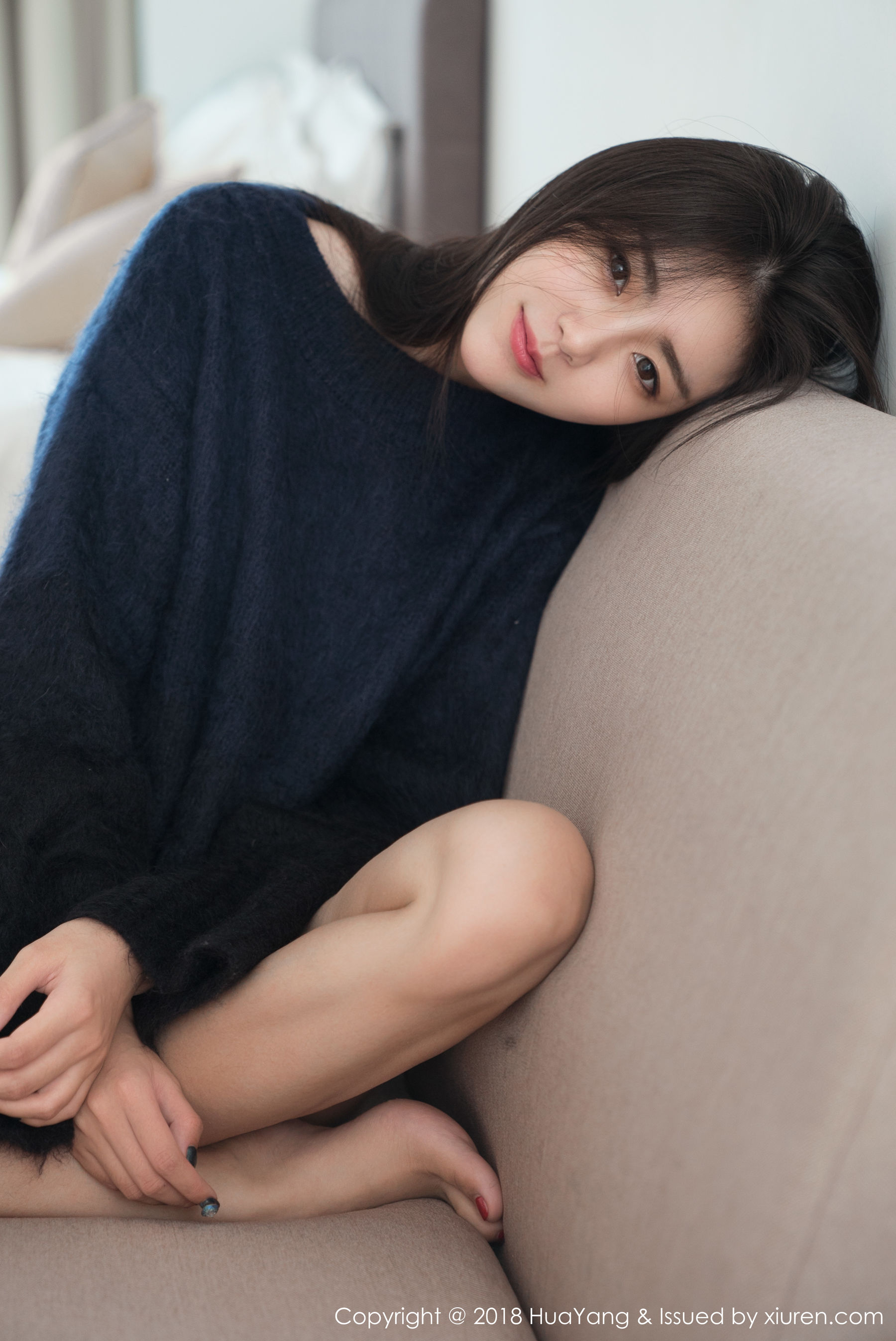 可樂Vicky《毛衣+白衬衫》  Vol.027-图11