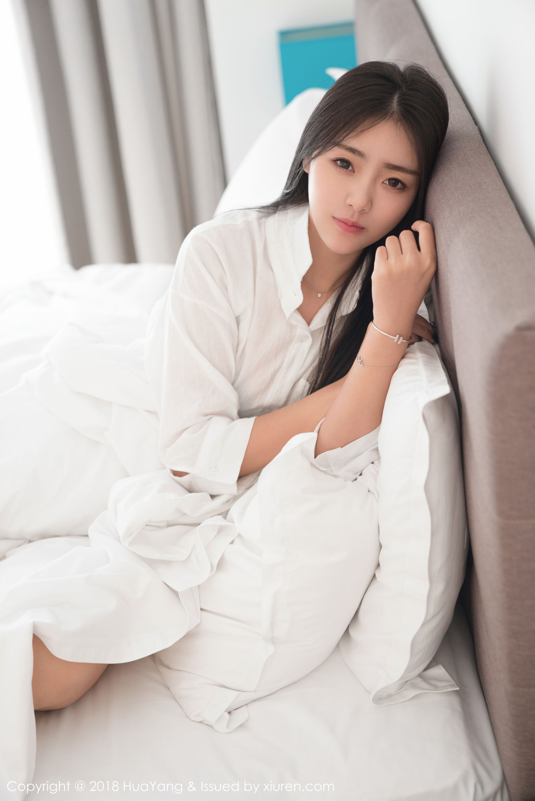 可樂Vicky《毛衣+白衬衫》  Vol.027-图12