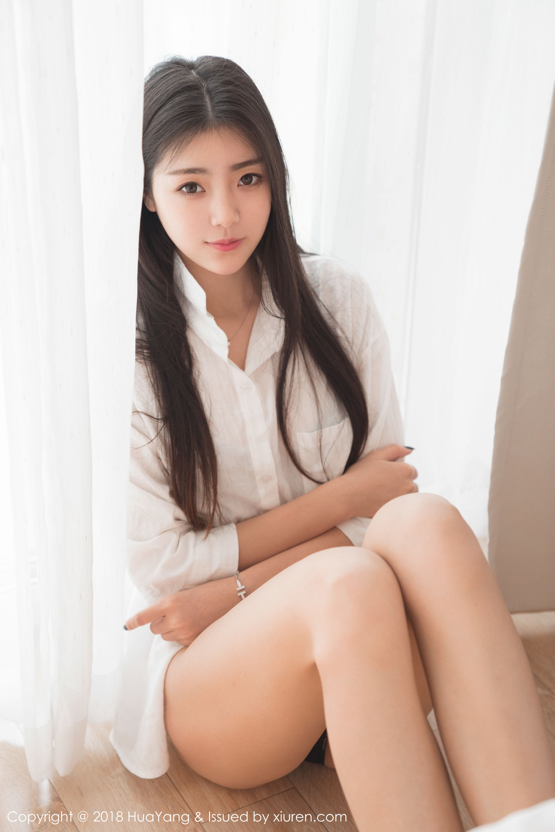 可樂Vicky《毛衣+白衬衫》  Vol.027-图27