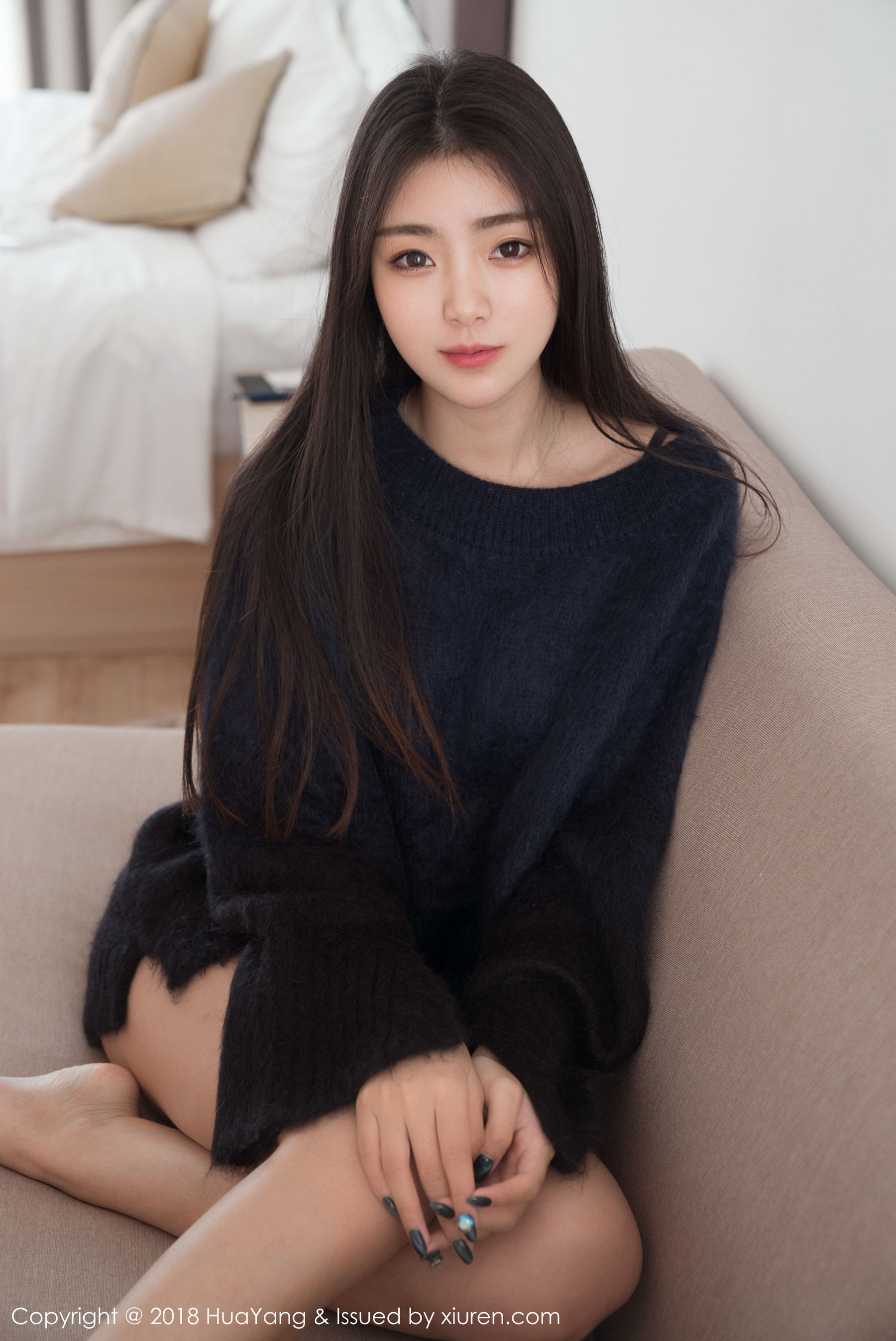 可樂Vicky《毛衣+白衬衫》  Vol.027-图7