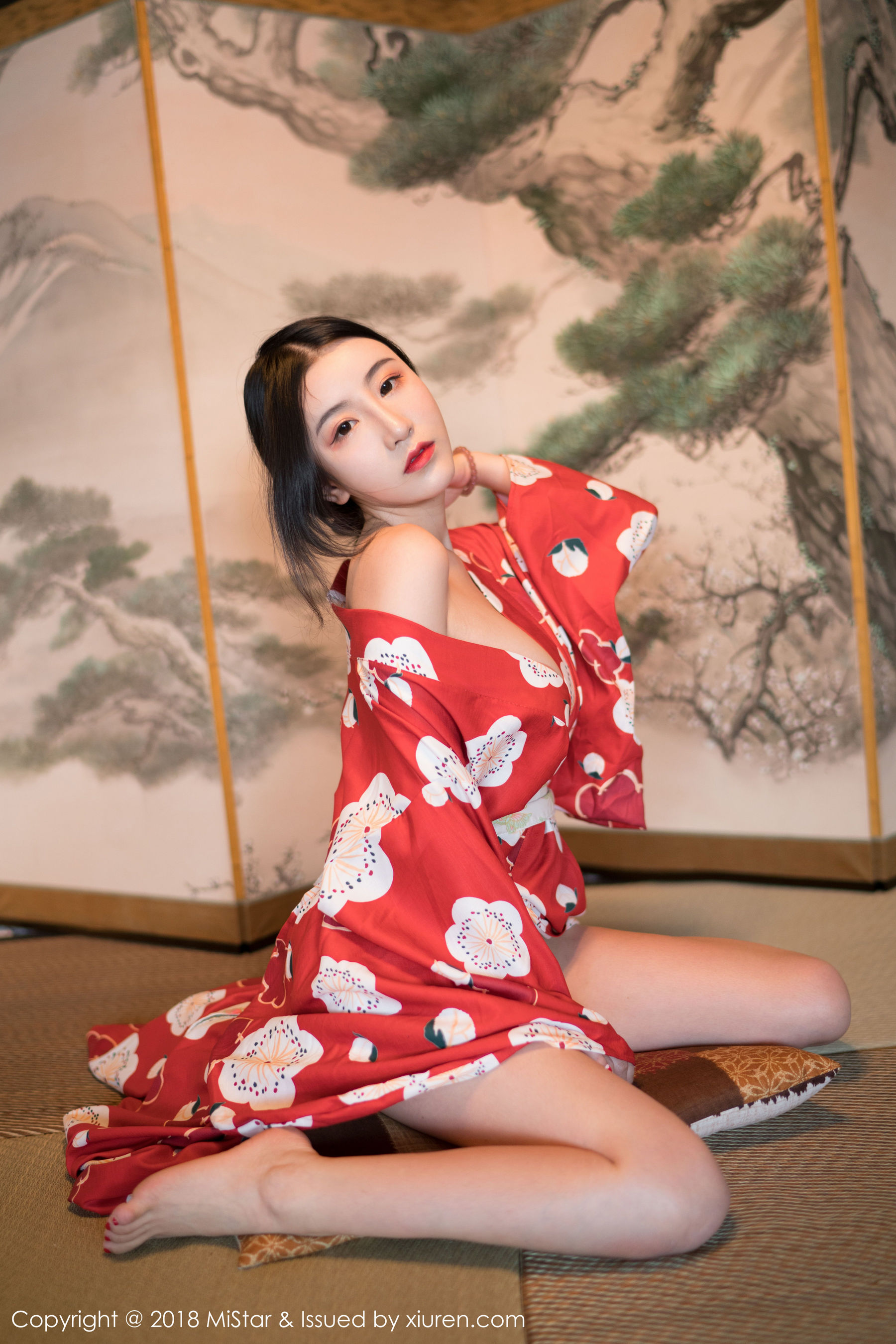 谢芷馨Sindy《娇艳红色和服》  VOL.210-图1