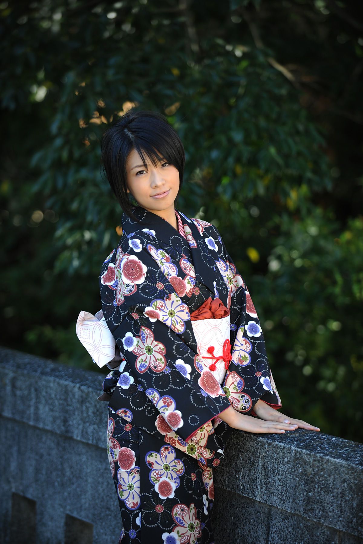 KIMONO和テイスト 003 範田紗々 Sasa Handa-图1