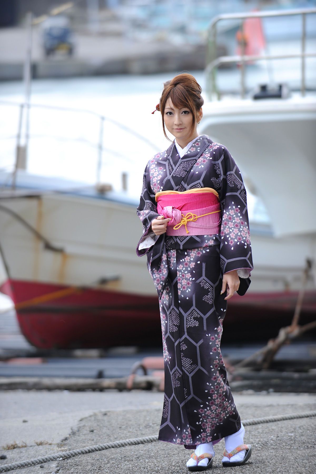 KIMONO和テイスト 004 松岛枫/松島かえで Kaede Matsushima-图0