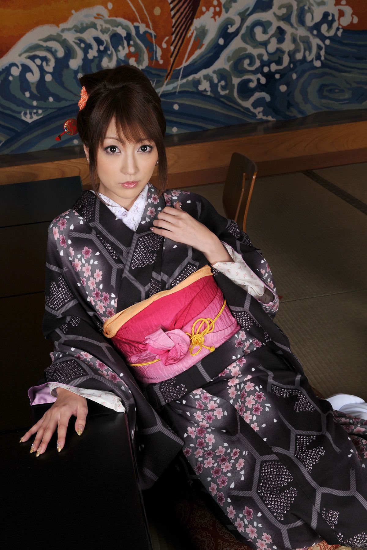 KIMONO和テイスト 004 松岛枫/松島かえで Kaede Matsushima-图8