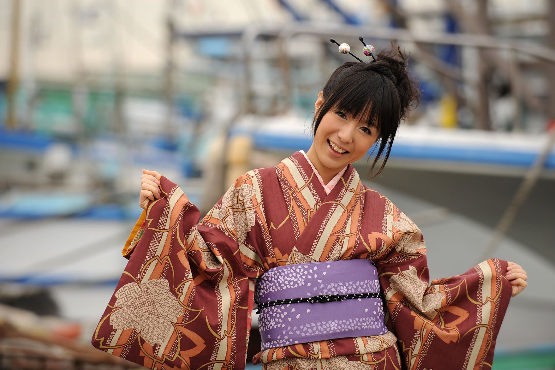 KIMONO和テイスト 005 七海なな Nana Nanaumi-图1