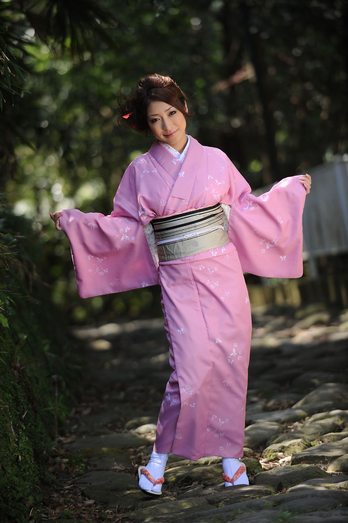 KIMONO和テイスト 009 佳山三花/小田有紗 Mika Kayama-图1