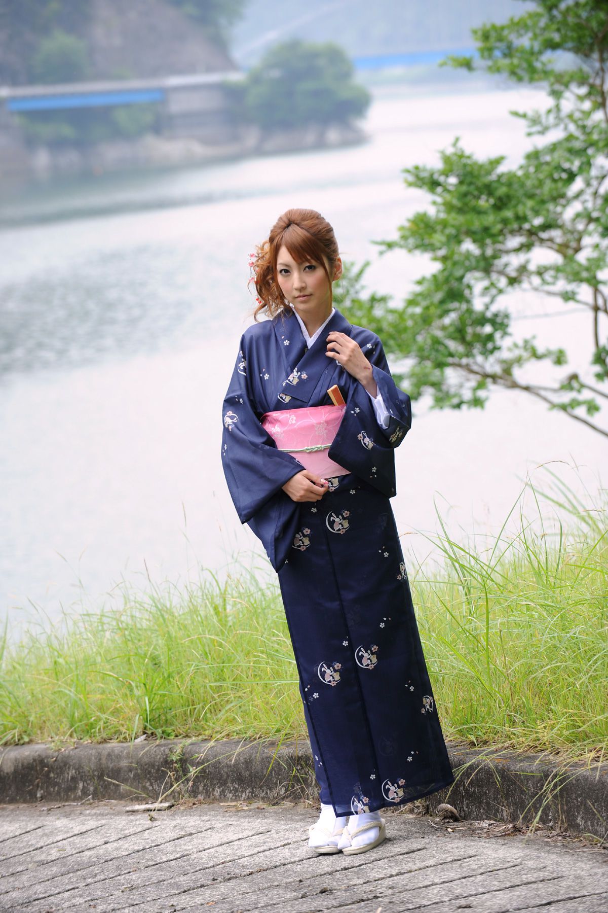 KIMONO和テイスト 014 松島かえで Kaede Matsushima-图1