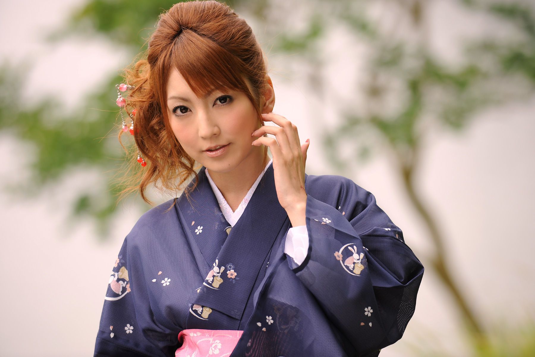 KIMONO和テイスト 014 松島かえで Kaede Matsushima-图2