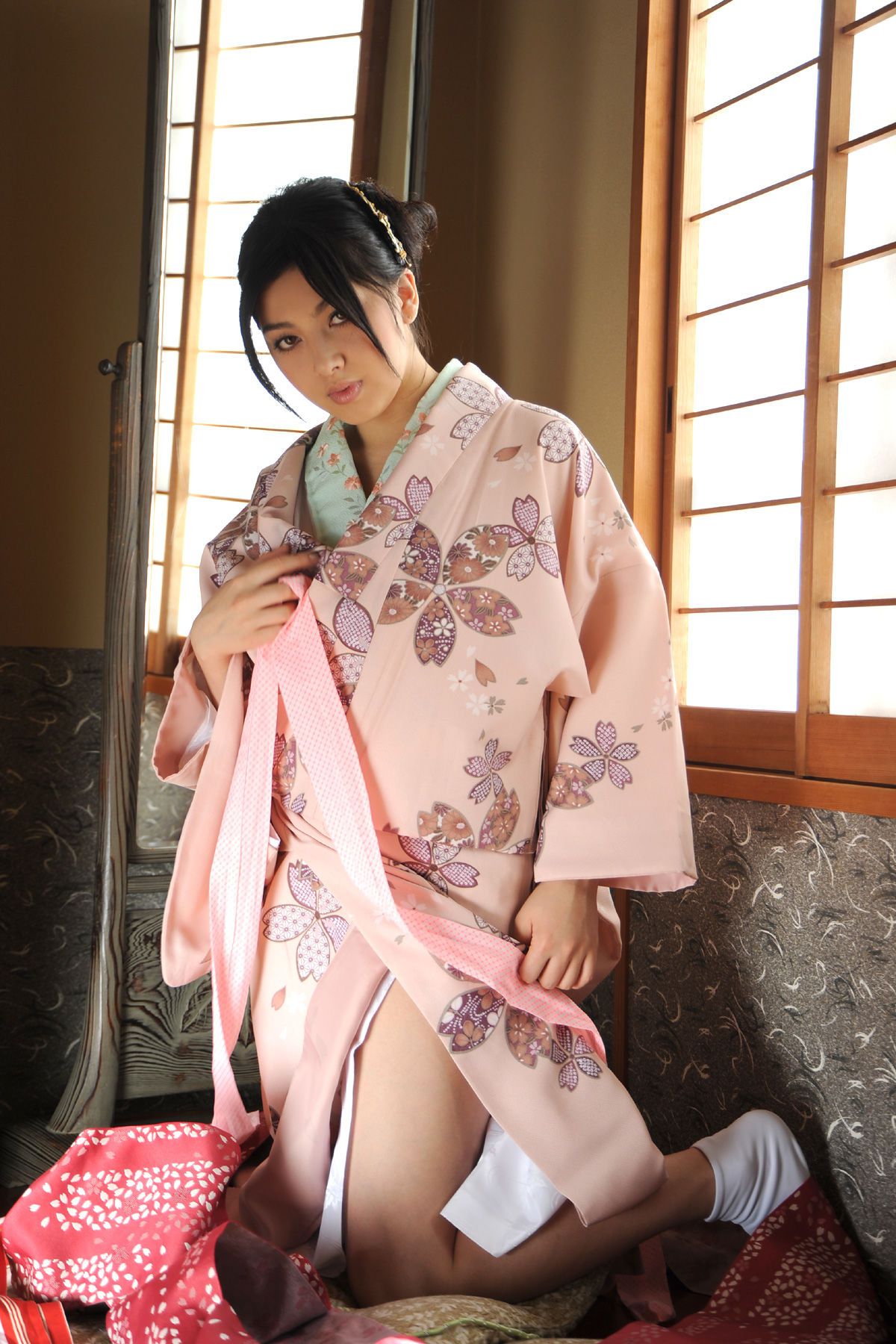 KIMONO和テイスト 016 松野井雅/原紗央莉 Hara Saori-图40