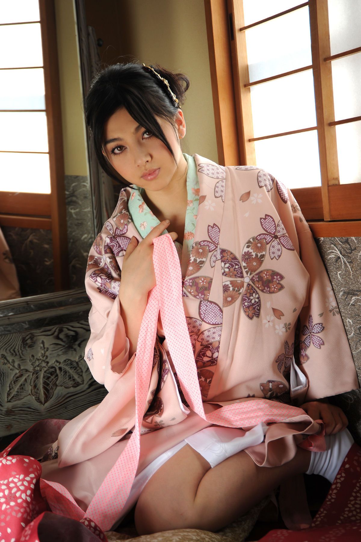 KIMONO和テイスト 016 松野井雅/原紗央莉 Hara Saori-图41