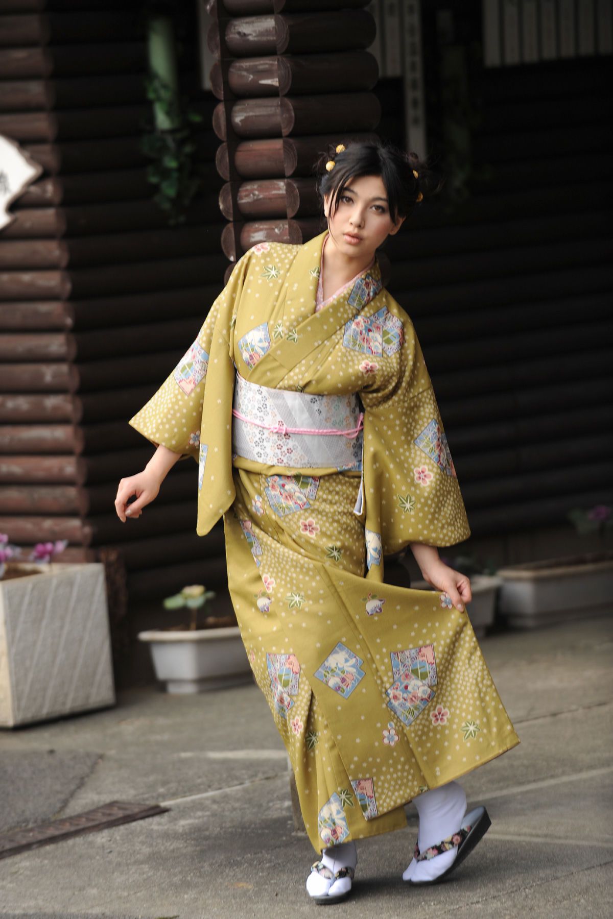 KIMONO和テイスト 016 松野井雅/原紗央莉 Hara Saori-图54