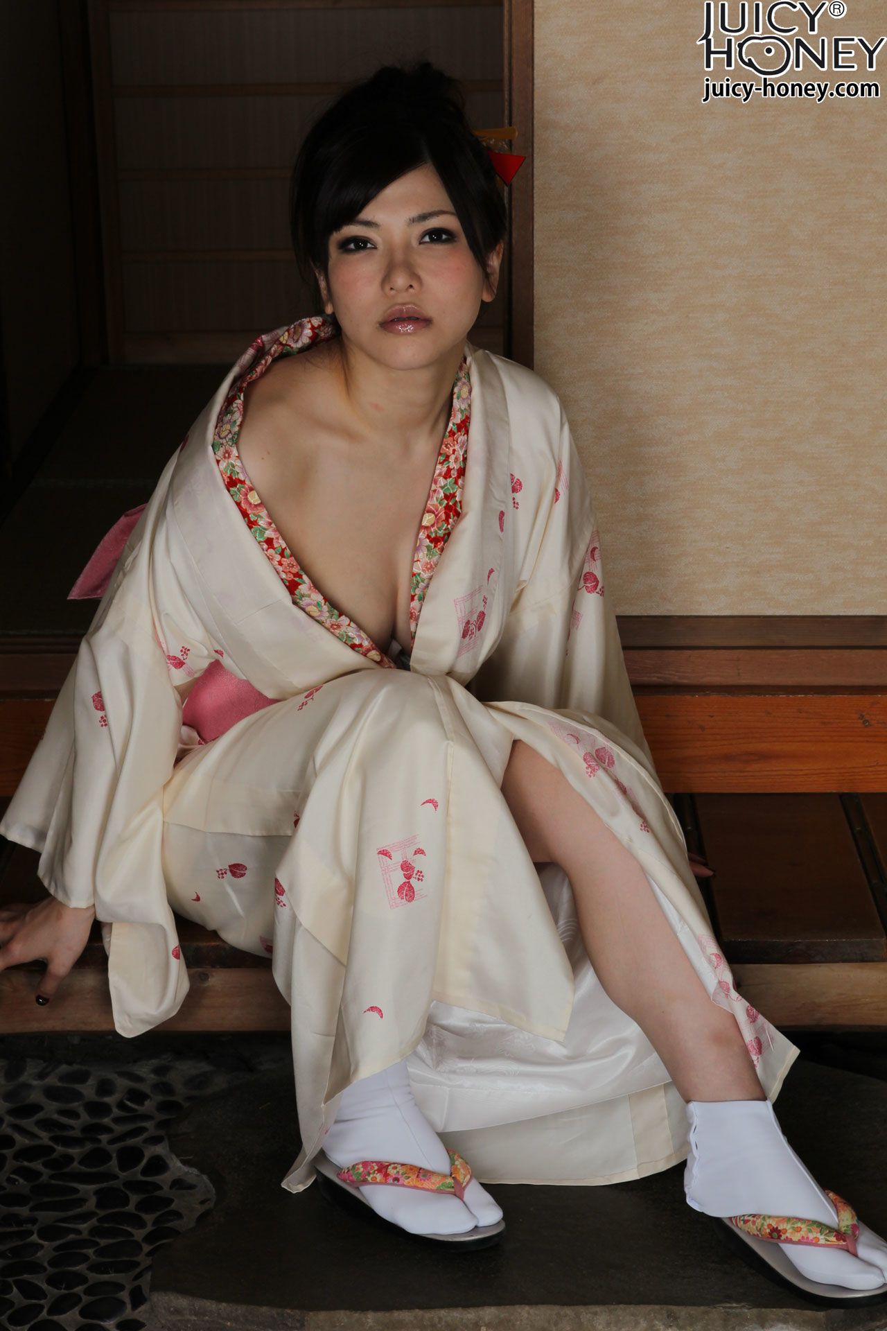 KIMONO和テイスト 026 沖田杏梨/观月茜 Anri Okita-图1