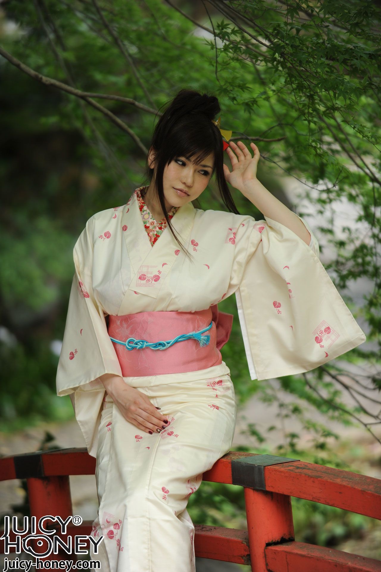 KIMONO和テイスト 026 沖田杏梨/观月茜 Anri Okita-图21