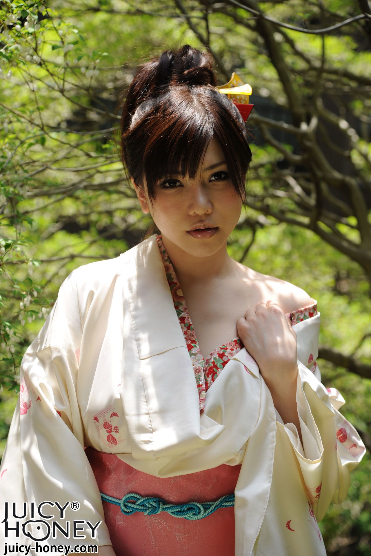 KIMONO和テイスト 026 沖田杏梨/观月茜 Anri Okita-图27