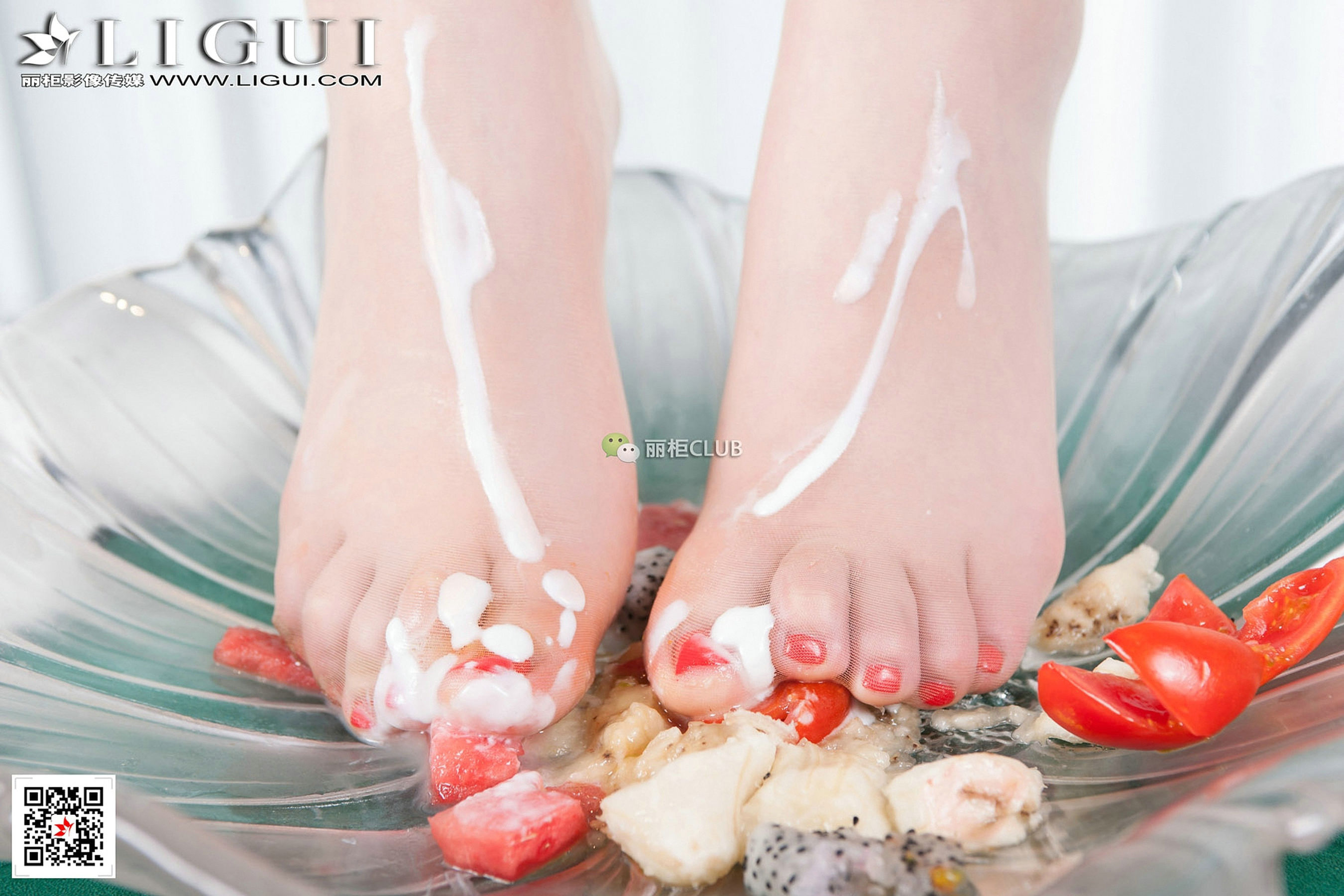 Model 豆豆《蕾丝+肉丝袜+水果丝足》-图80