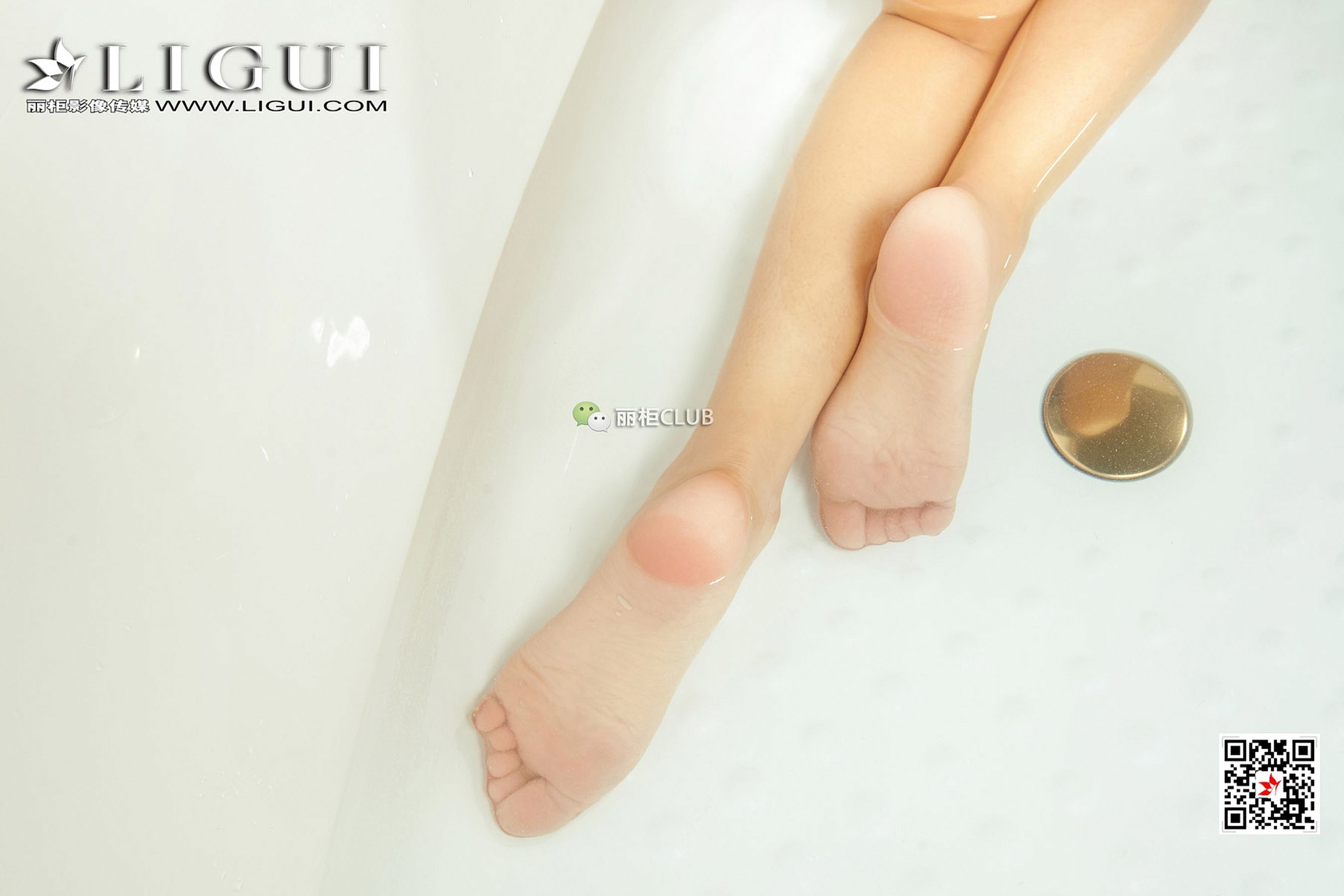 Model 悠悠《浴缸玉足》-图17