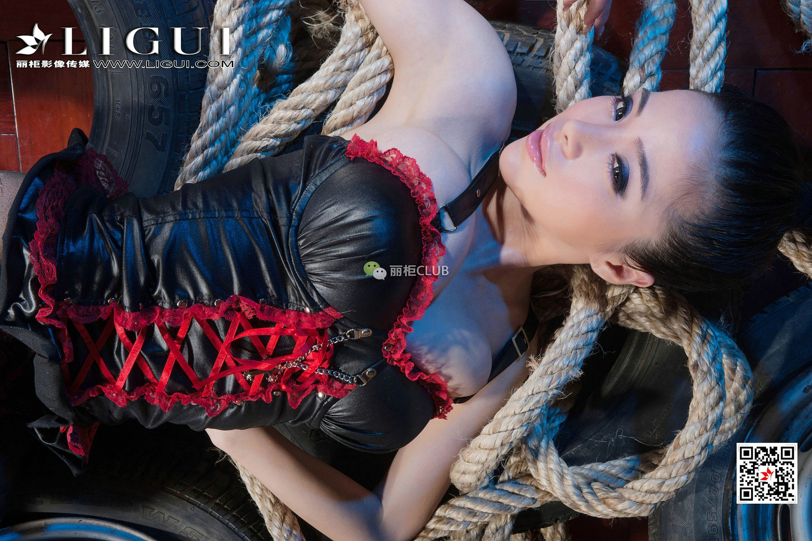 Model 袁颖芬《黑丝绳艺》-图100