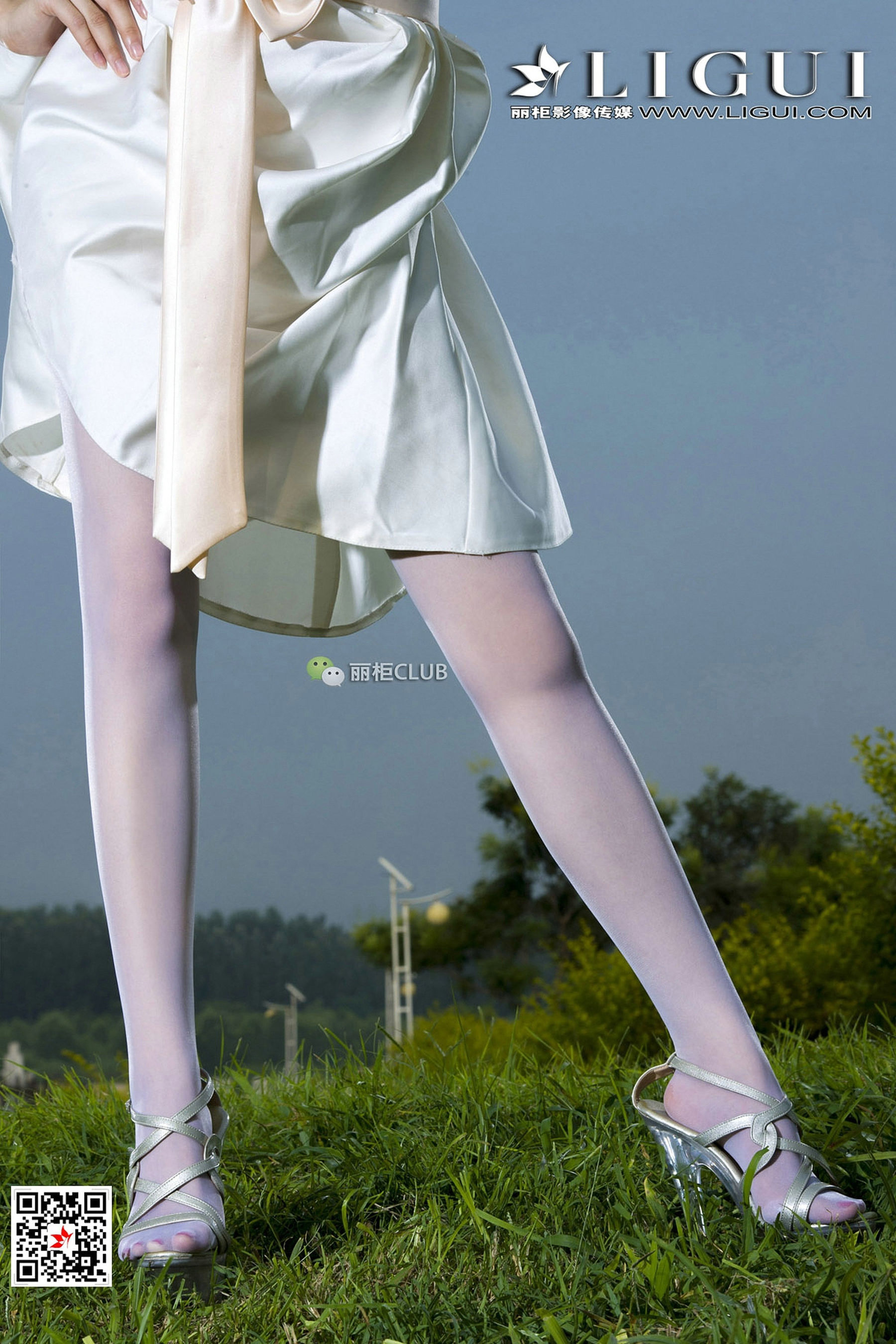 Model 雪儿《白丝+抹胸礼服》-图31