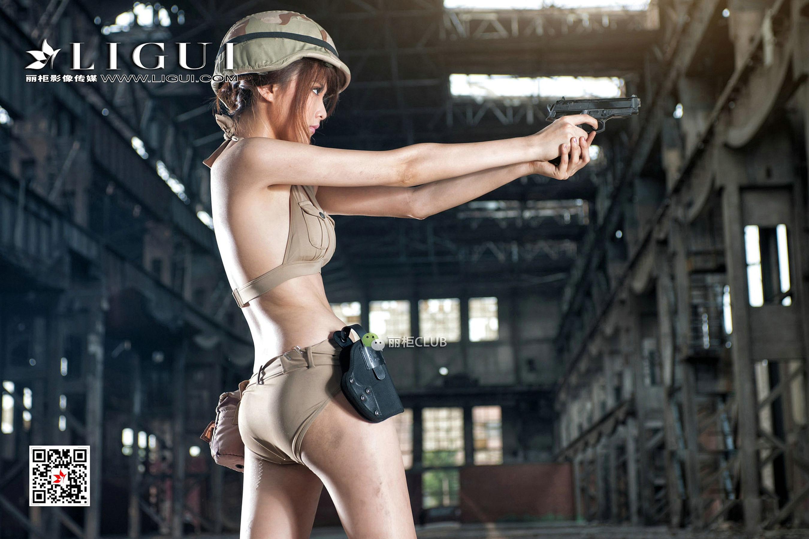 Model 黄芬《女兵美腿丝足》-图37