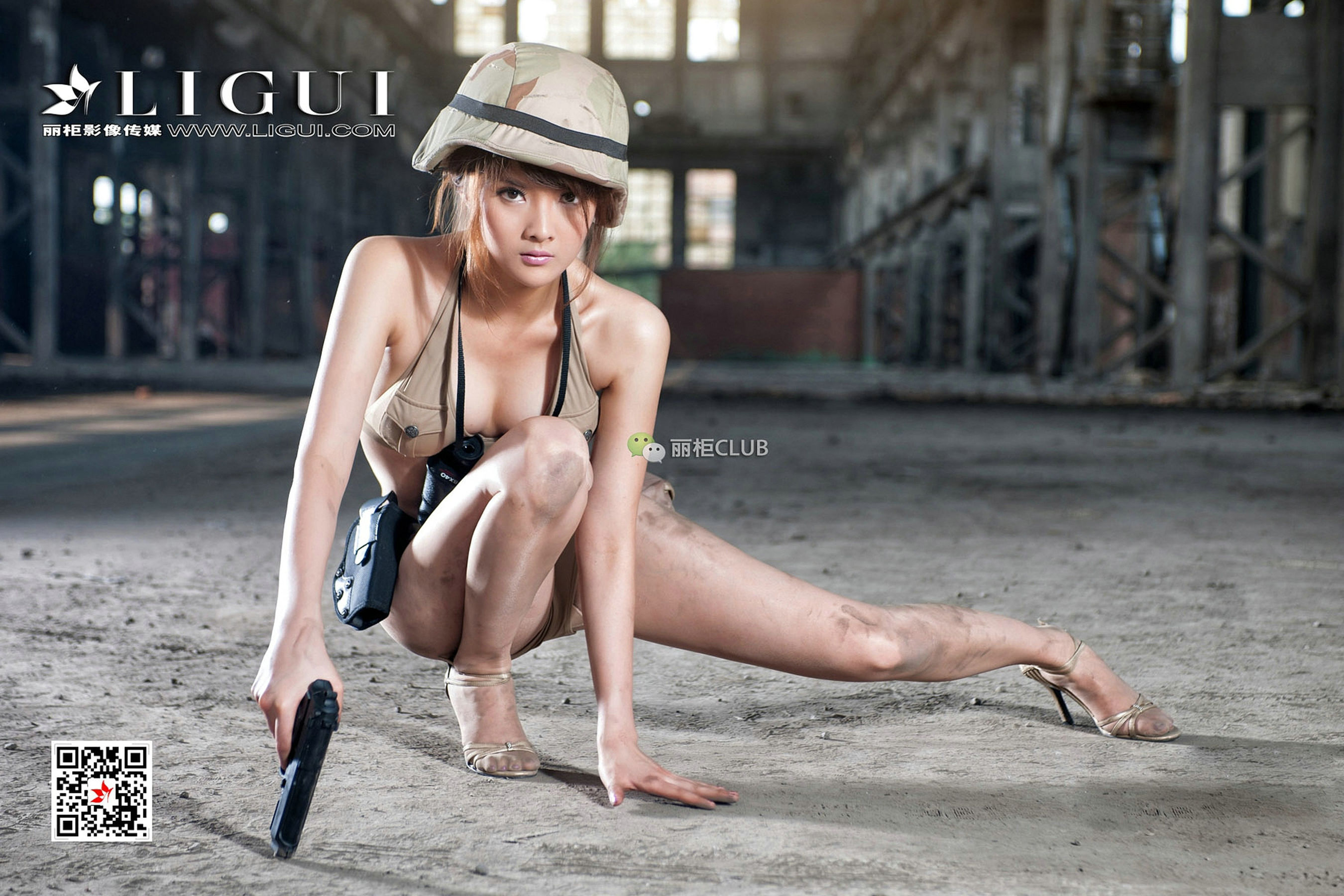 Model 黄芬《女兵美腿丝足》-图38