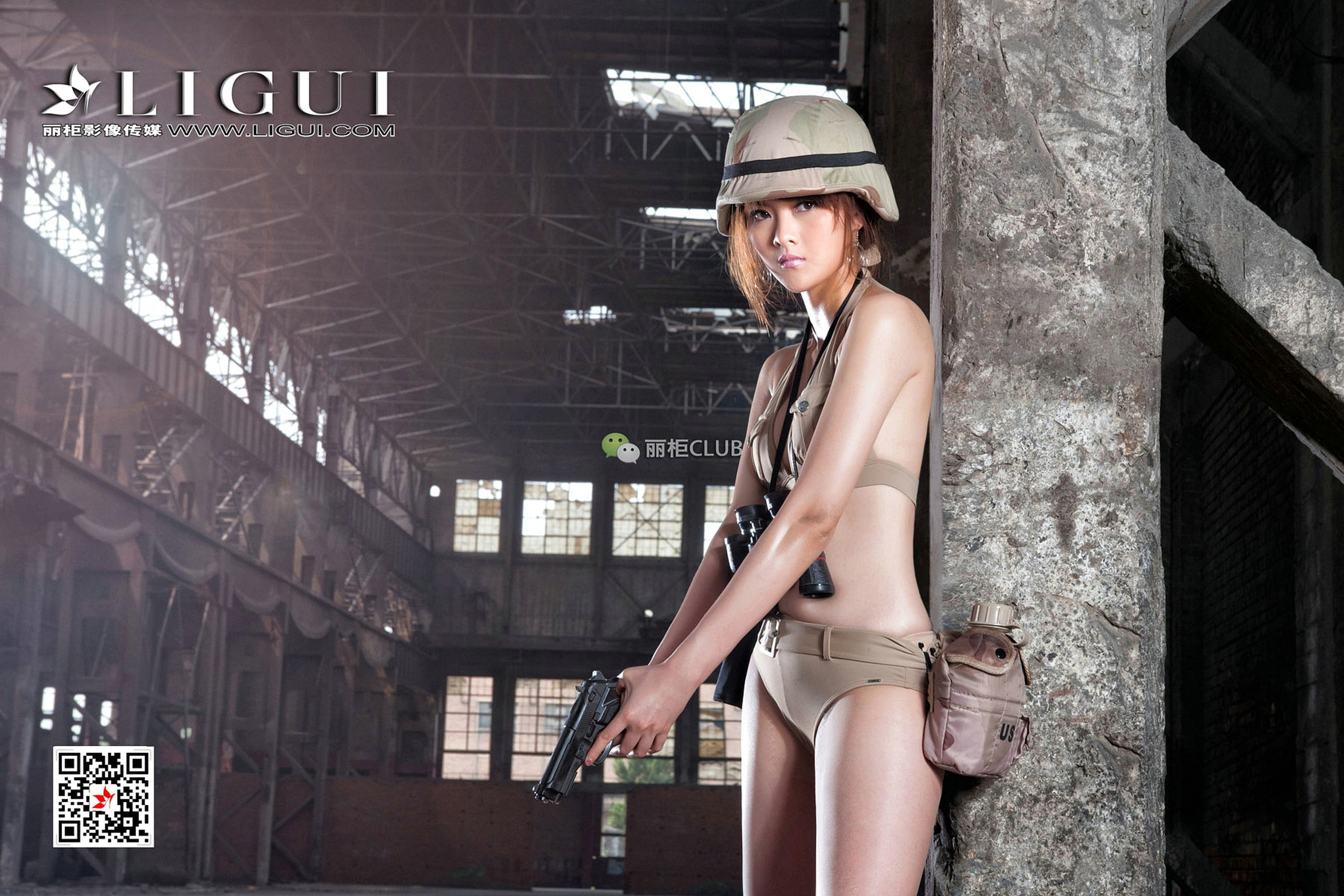 Model 黄芬《女兵美腿丝足》-图41