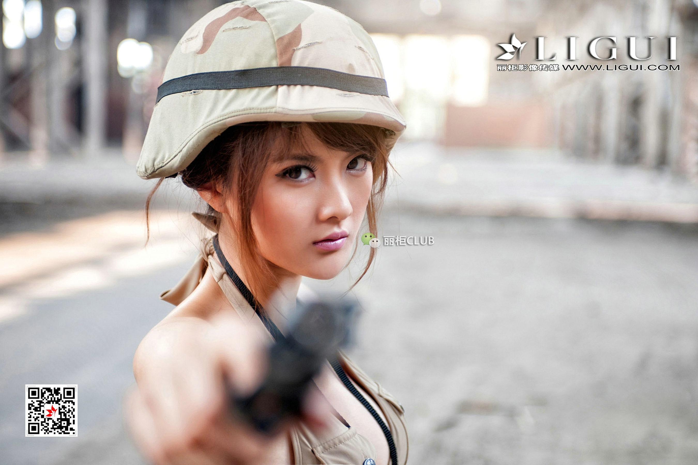 Model 黄芬《女兵美腿丝足》-图55