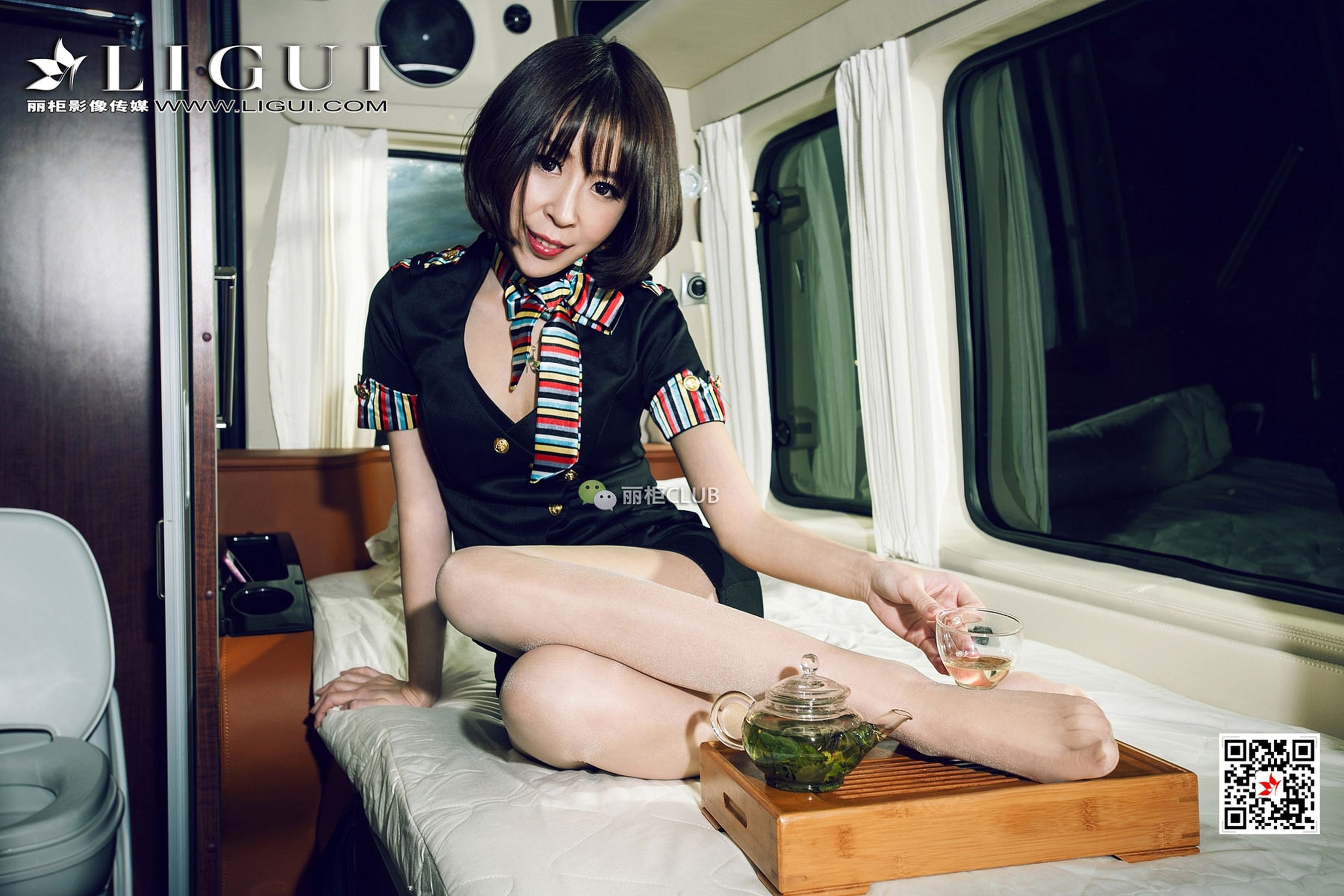 Model 足模Vicky《空姐丝足》-图64