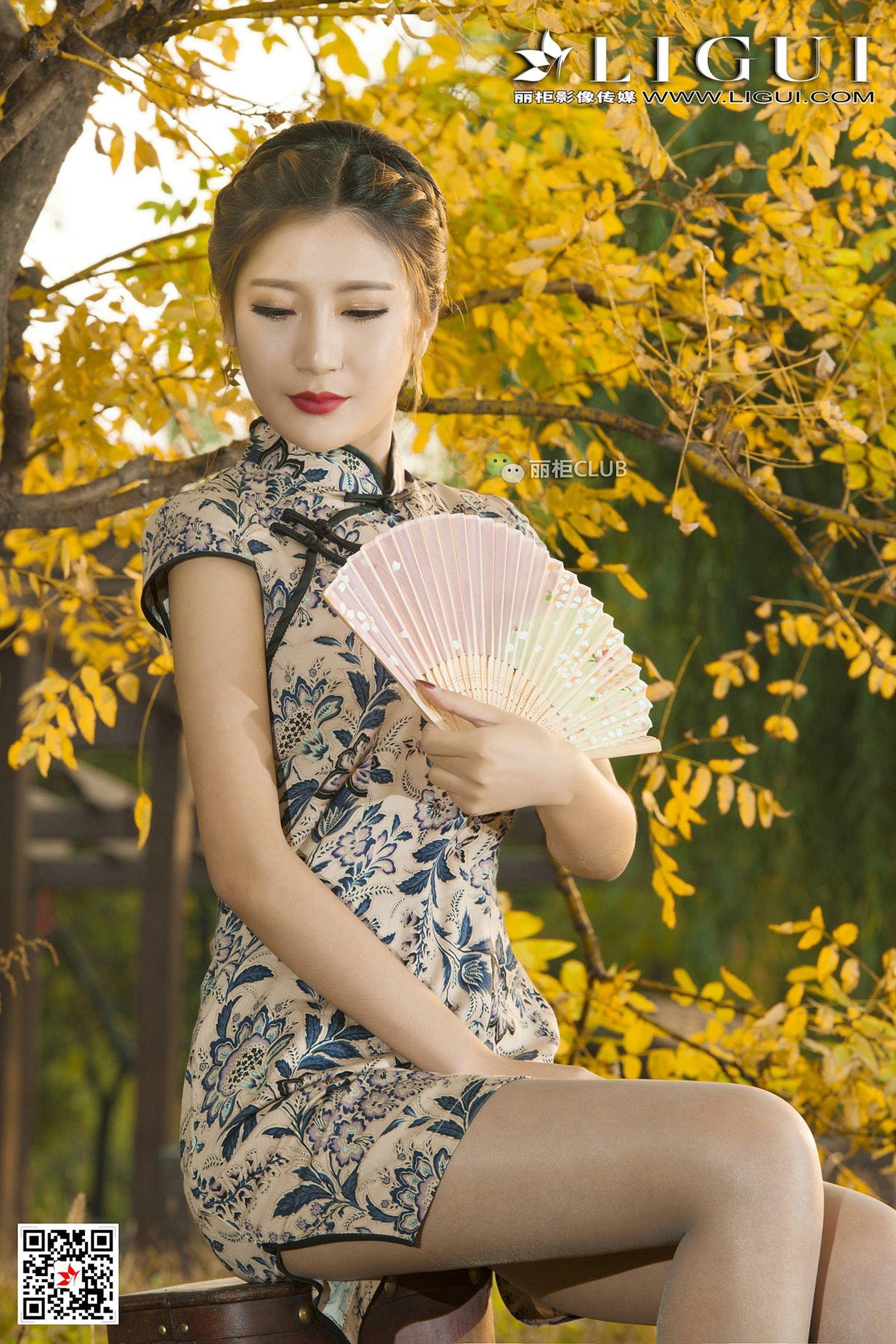 Model 悠悠《黄昏优雅旗袍唯美丝足》-图46