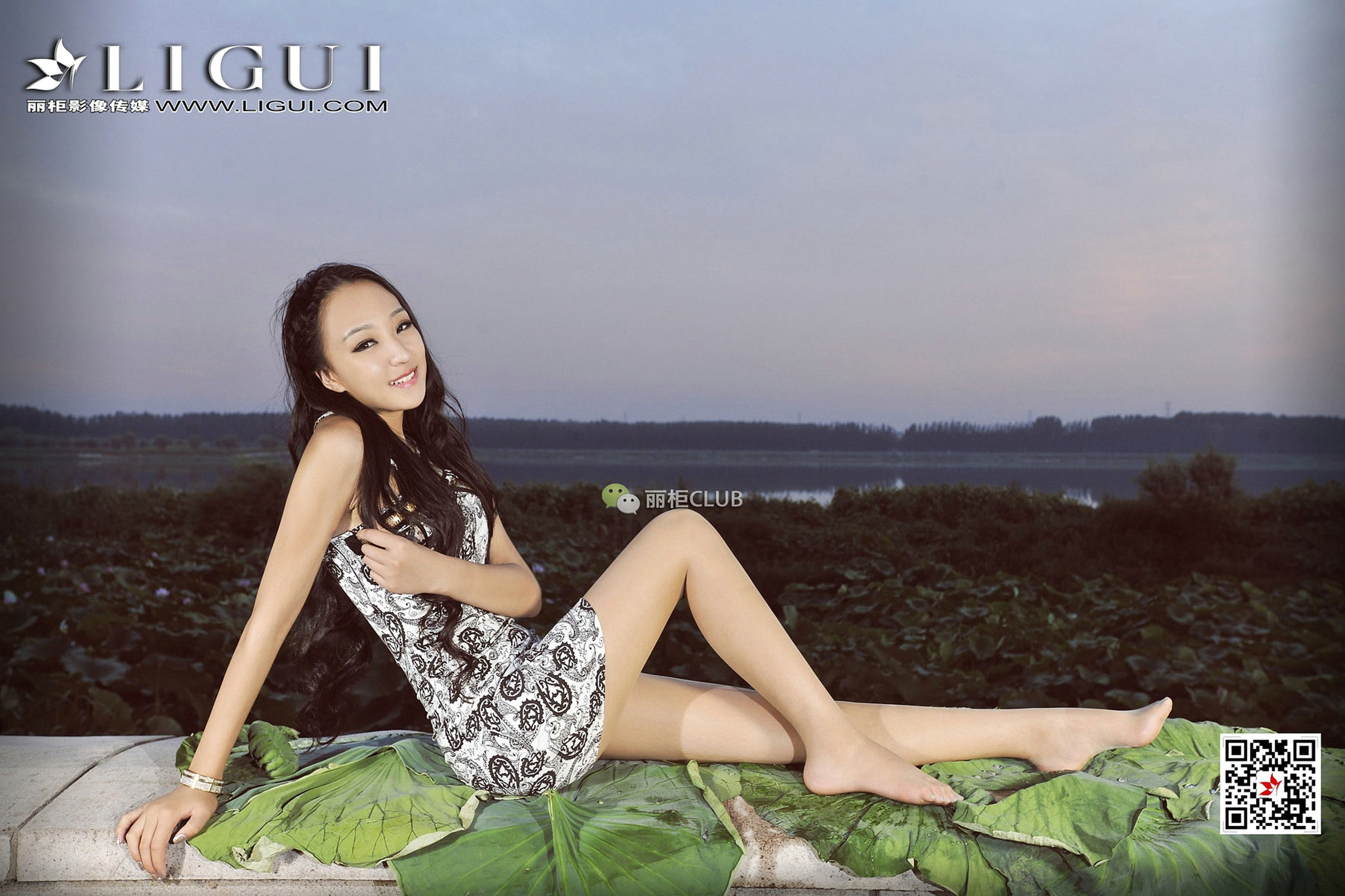 Model 腿模Amily《连衣套裙+肉丝足》-图46