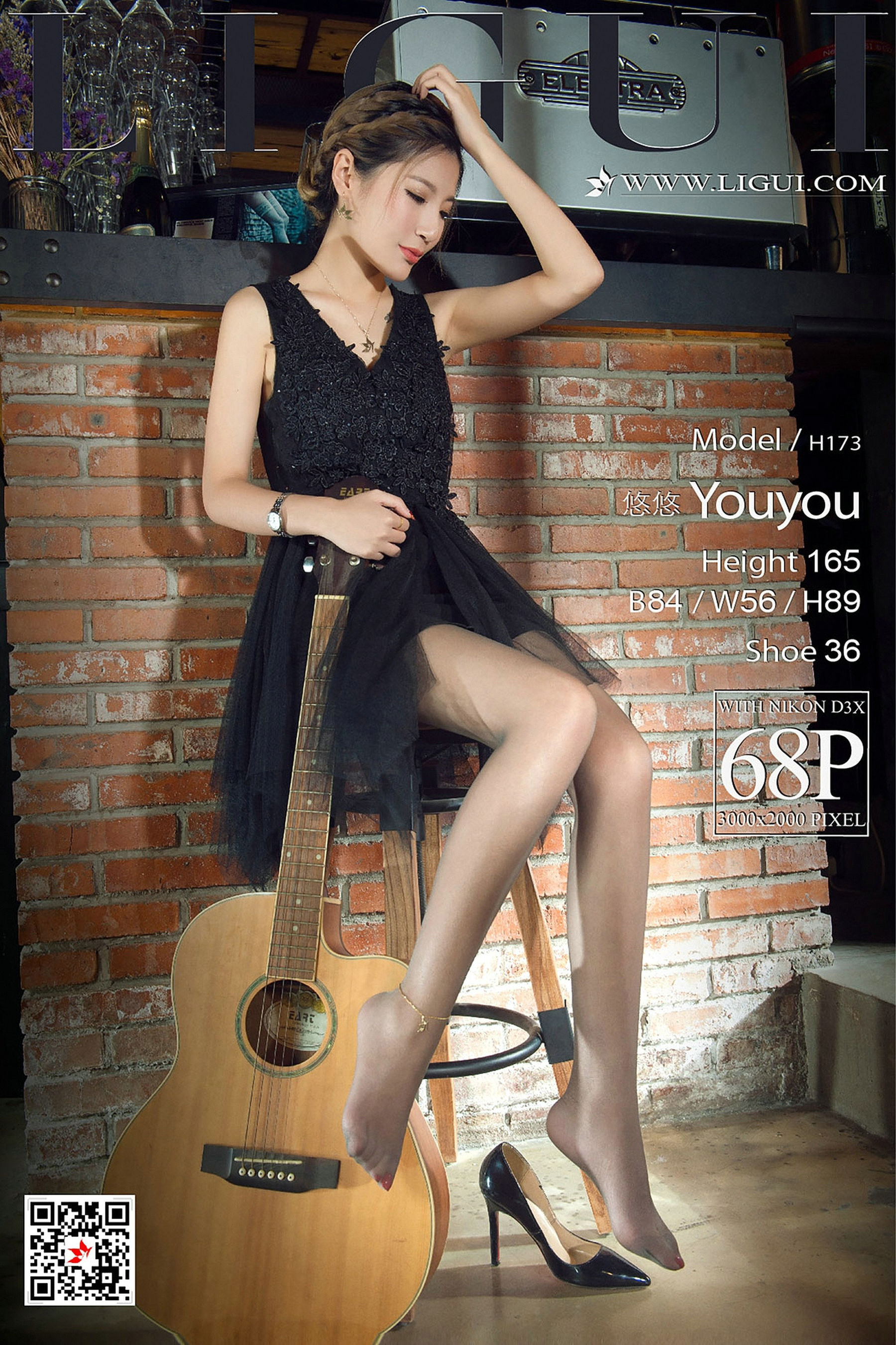 Model 悠悠《灰丝琵琶女神》-图0