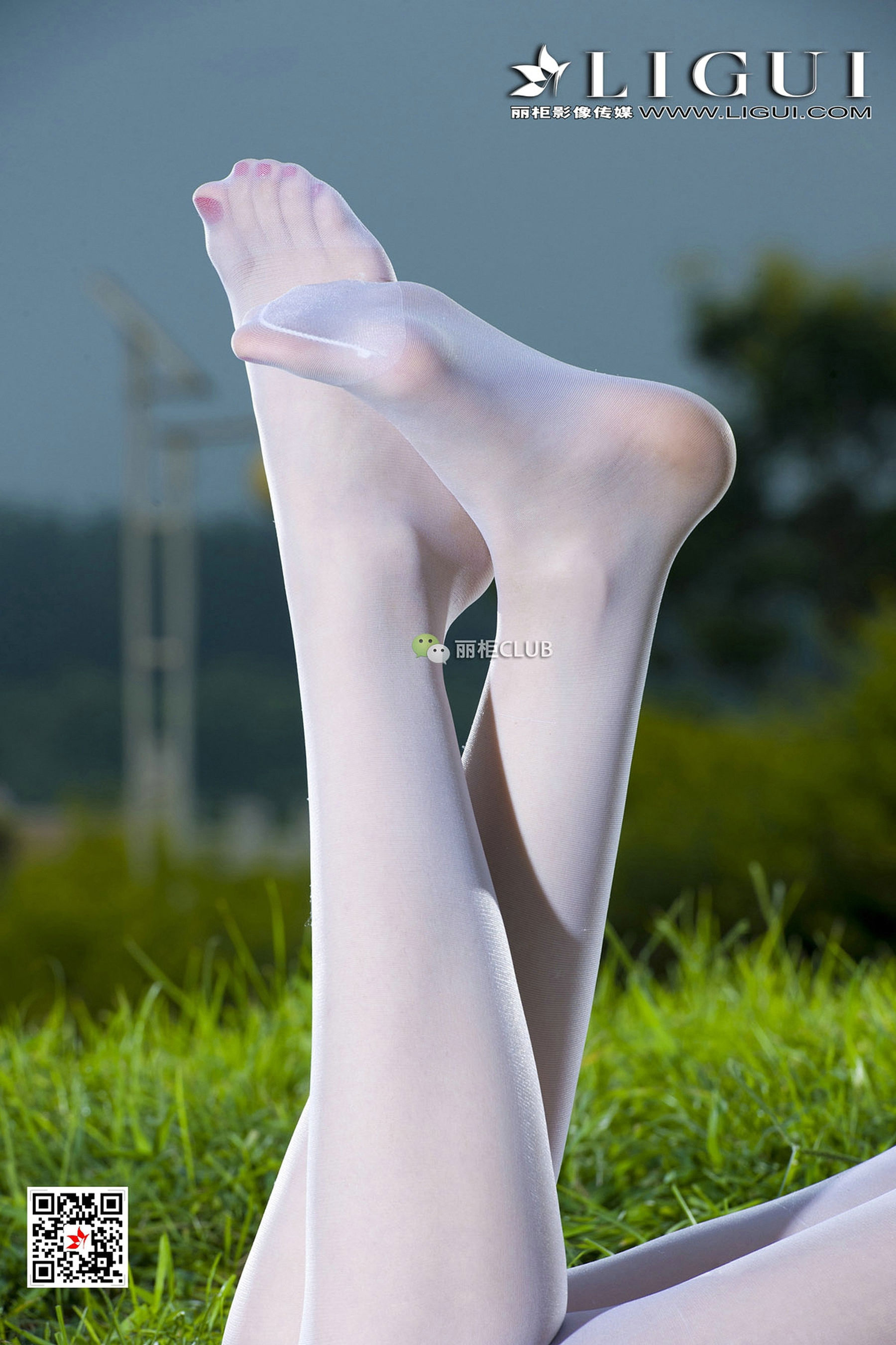 Model 雪儿《夜空白丝》-图9