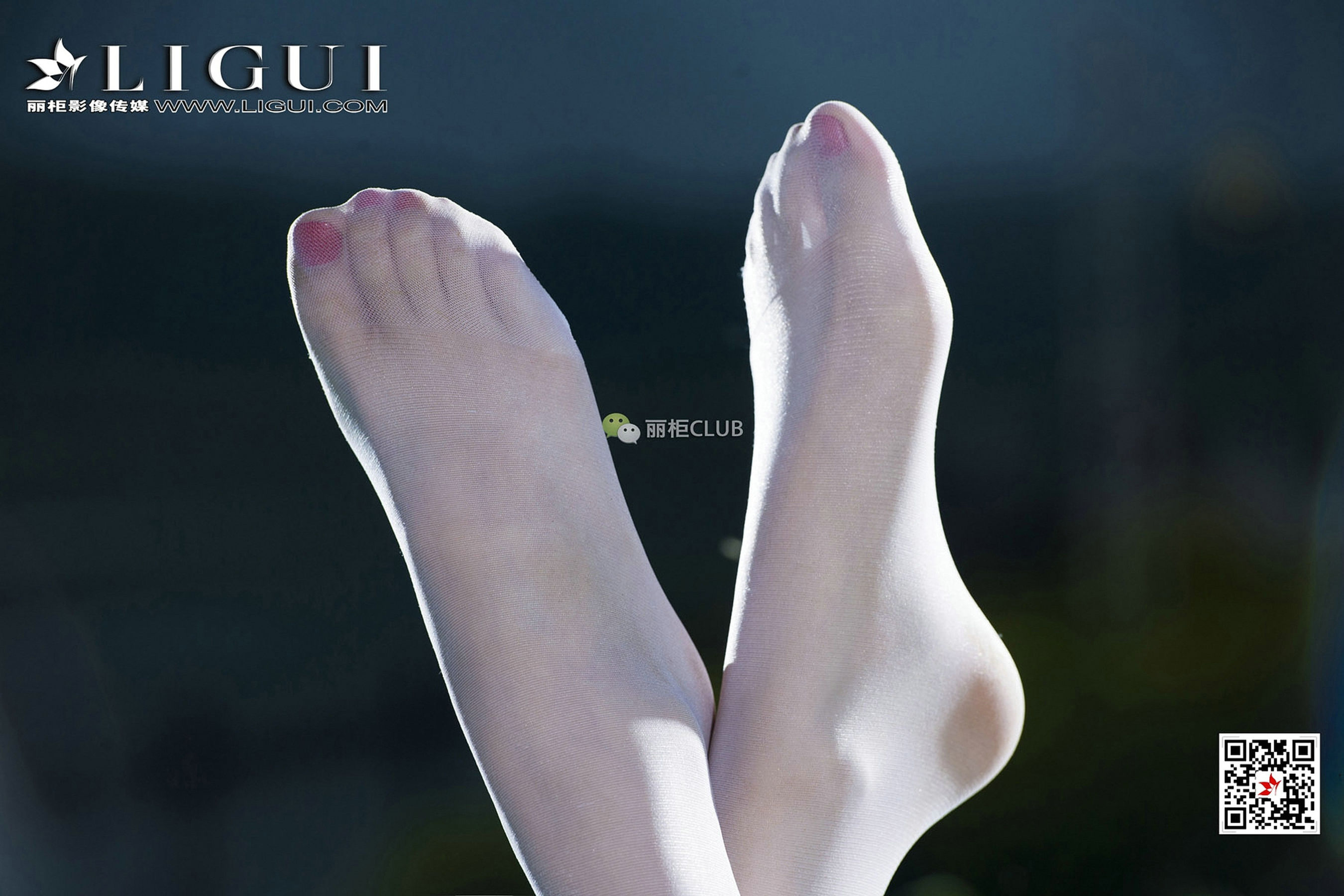 Model 雪儿《夜空白丝》-图17