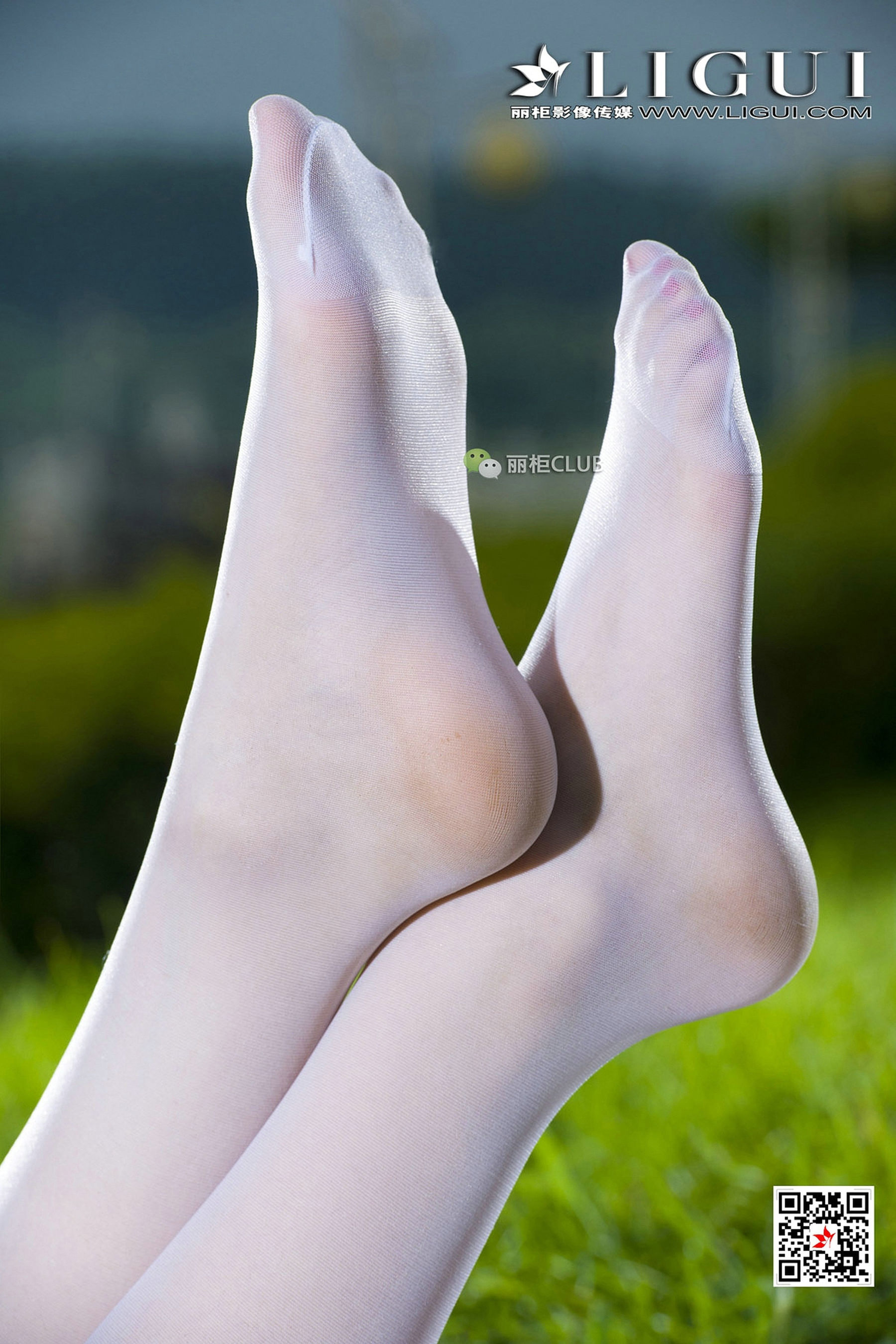 Model 雪儿《夜空白丝》-图18