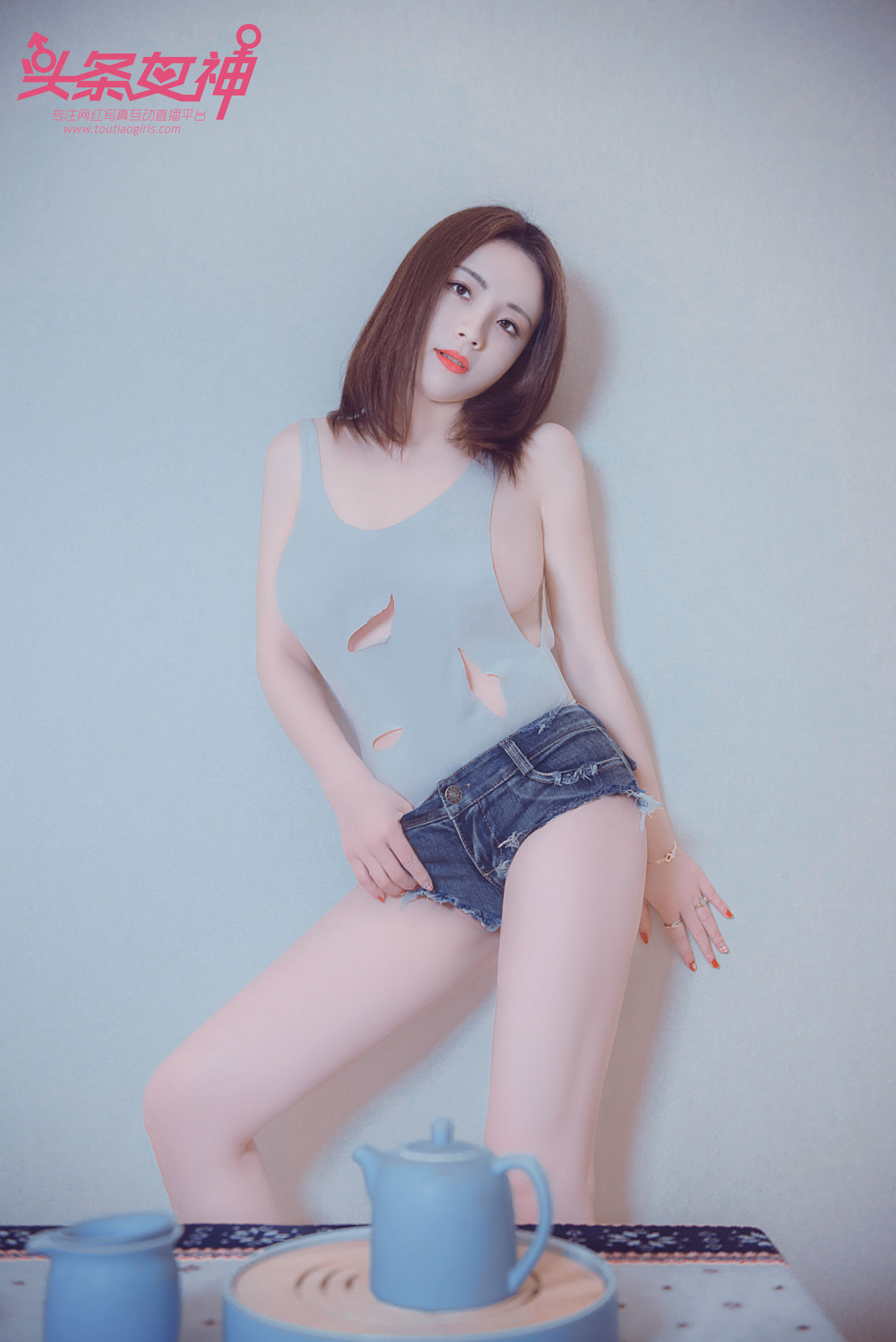 迪爱儿《波涛跨栏背心》-图0