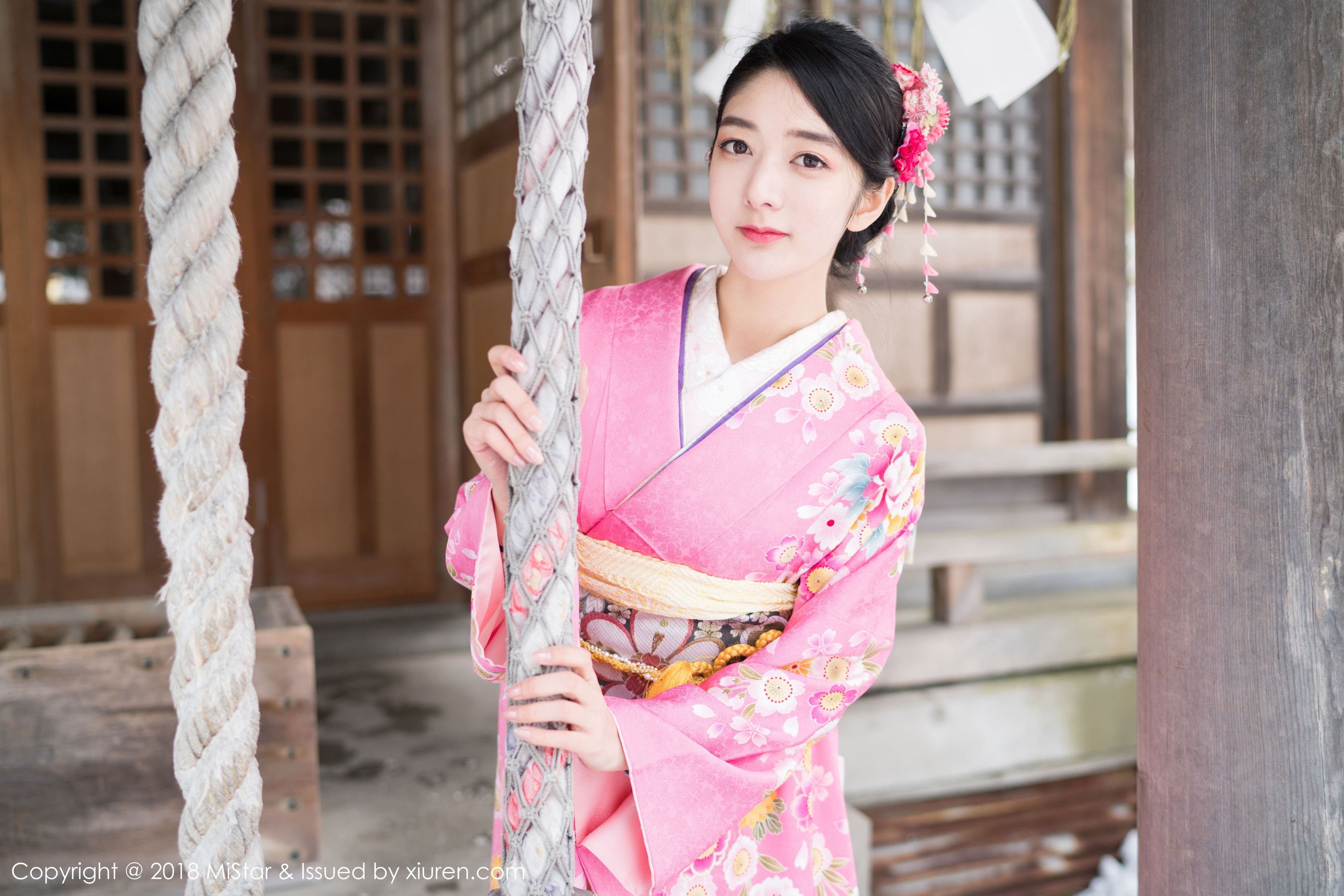 小热巴《开背毛衣+和服+OL职场》  VOL.213-图24